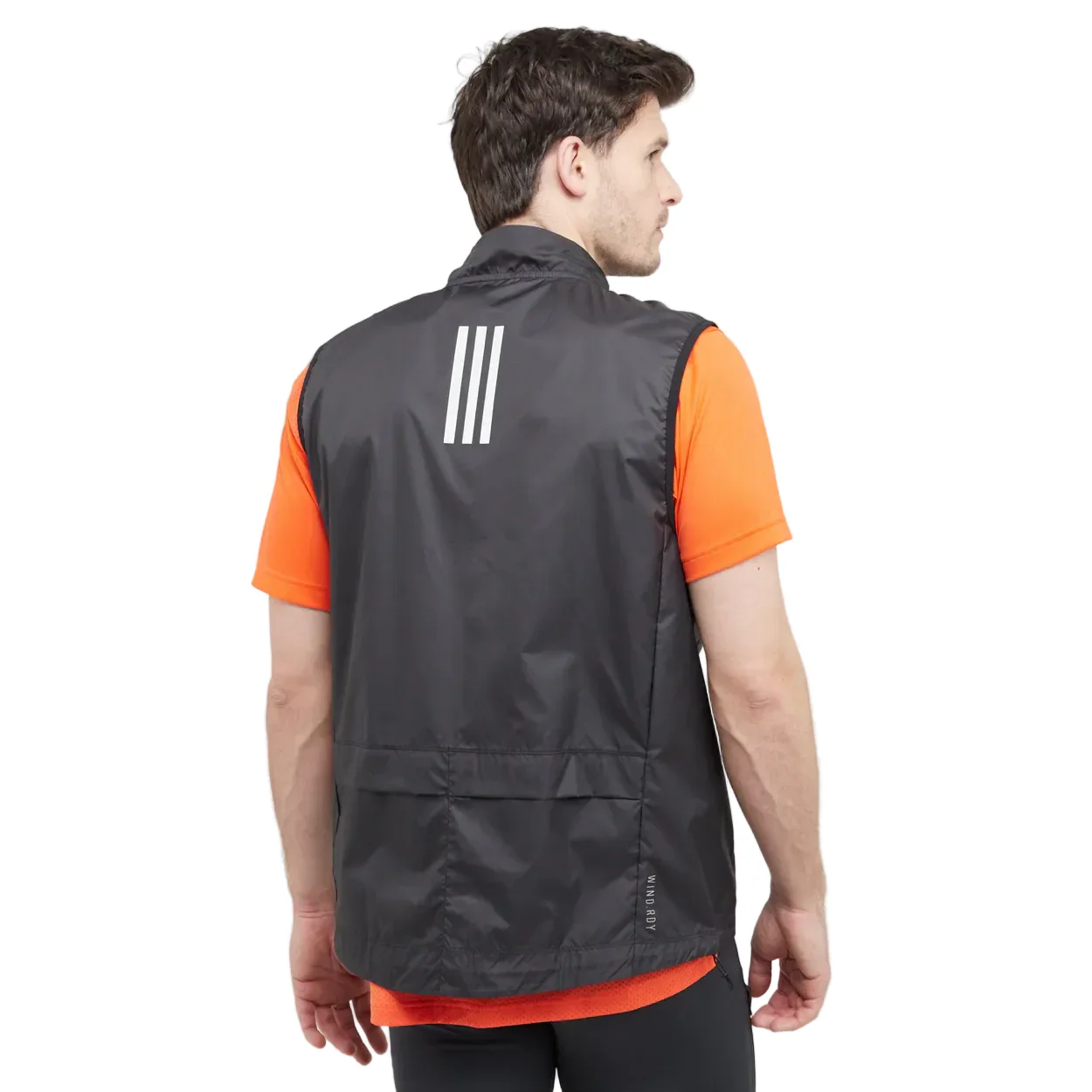 Adidas Mens Own The Run Vest - Black - Image 3