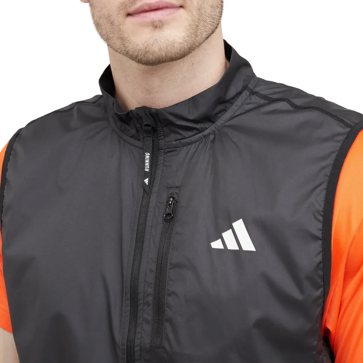 Adidas Mens Own The Run Vest - Black - Image 4