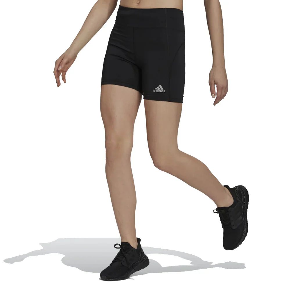 Adidas Womens Own The Run Short Tights - Black - Image 4