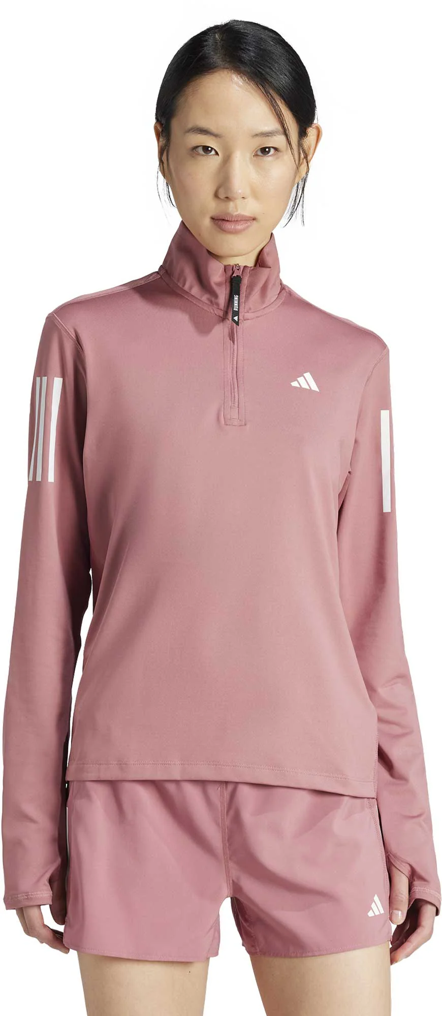 Adidas Womens Own the Running Performance Jacket - Pink - Image 3