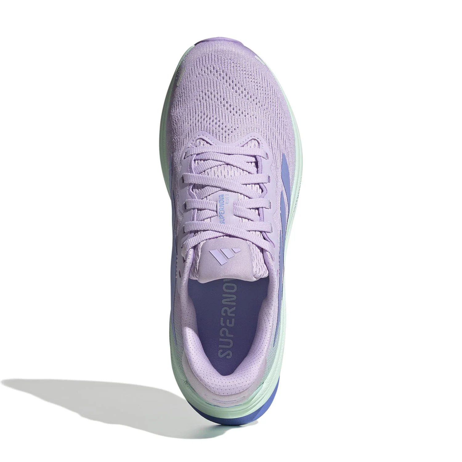 Adidas Womens Supernova Rise 2 - Ice Lavender/Blue Spark/Powder Plum - Neutral - AW25 - Image 3