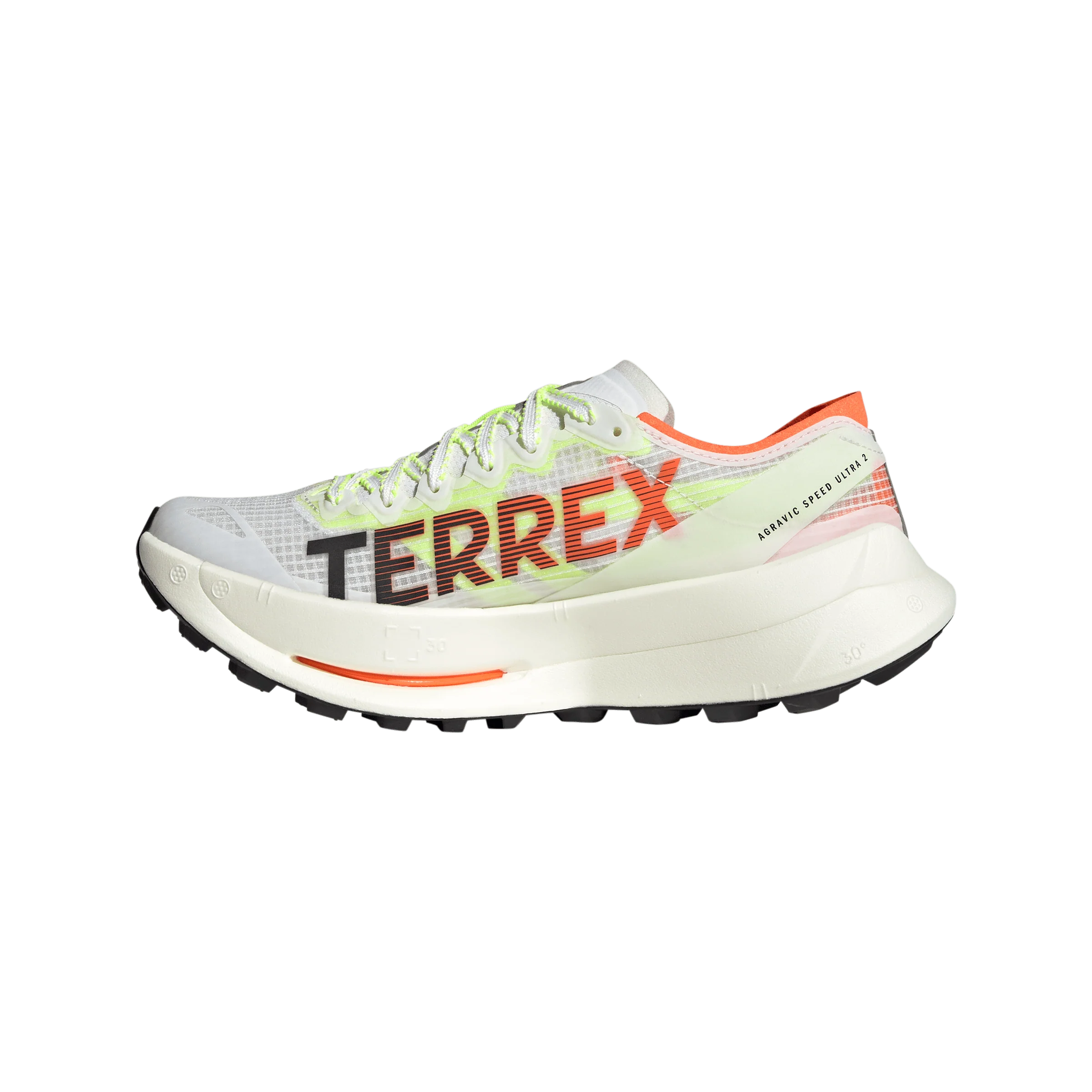 Adidas Womens Terrex Agravic Speed Ultra 2 - Cloud White/Core Black/Reflective Silver - Trail - SS26 - Image 4