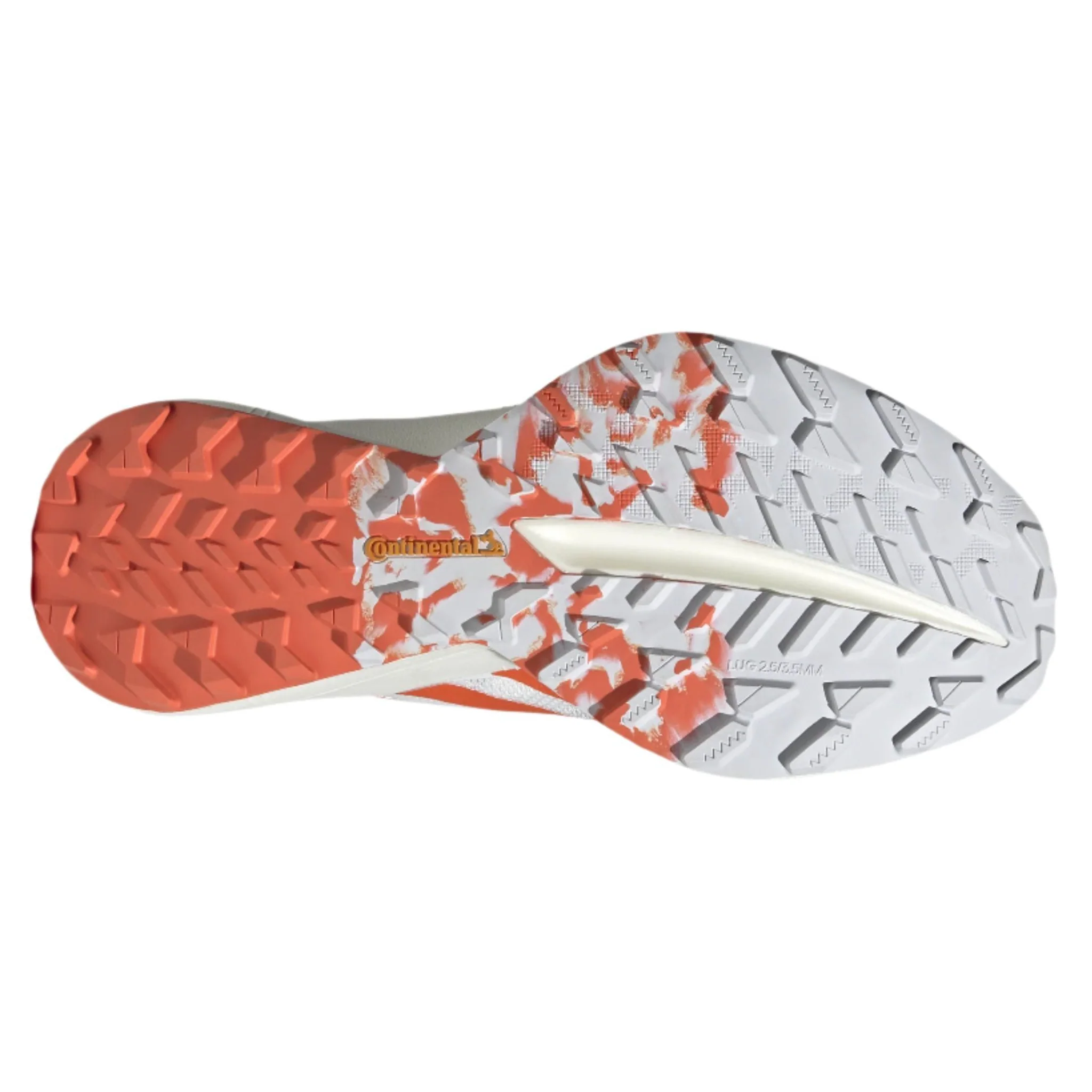Adidas Womens Terrex Agravic Speed Ultra - Footwear White/Impact Orange/Dash Grey - Trail - SS25 - Image 2