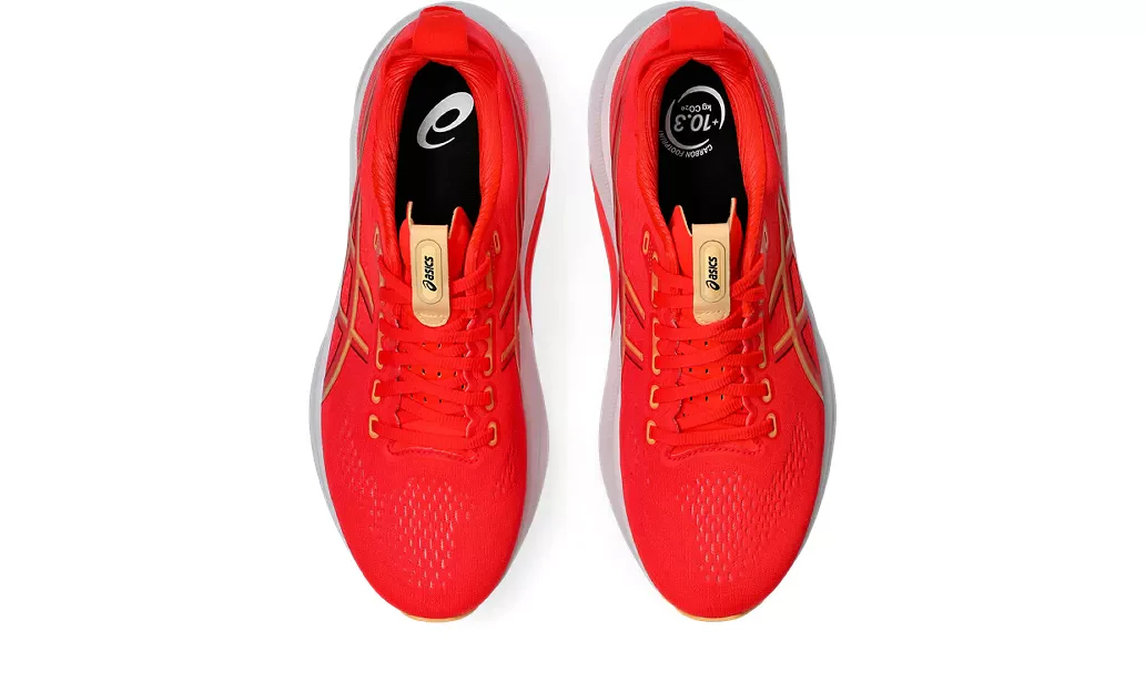 Asics Mens Gel Kayano 32 - Flash Red/Beet Juice - Stability - AW25 - Image 4