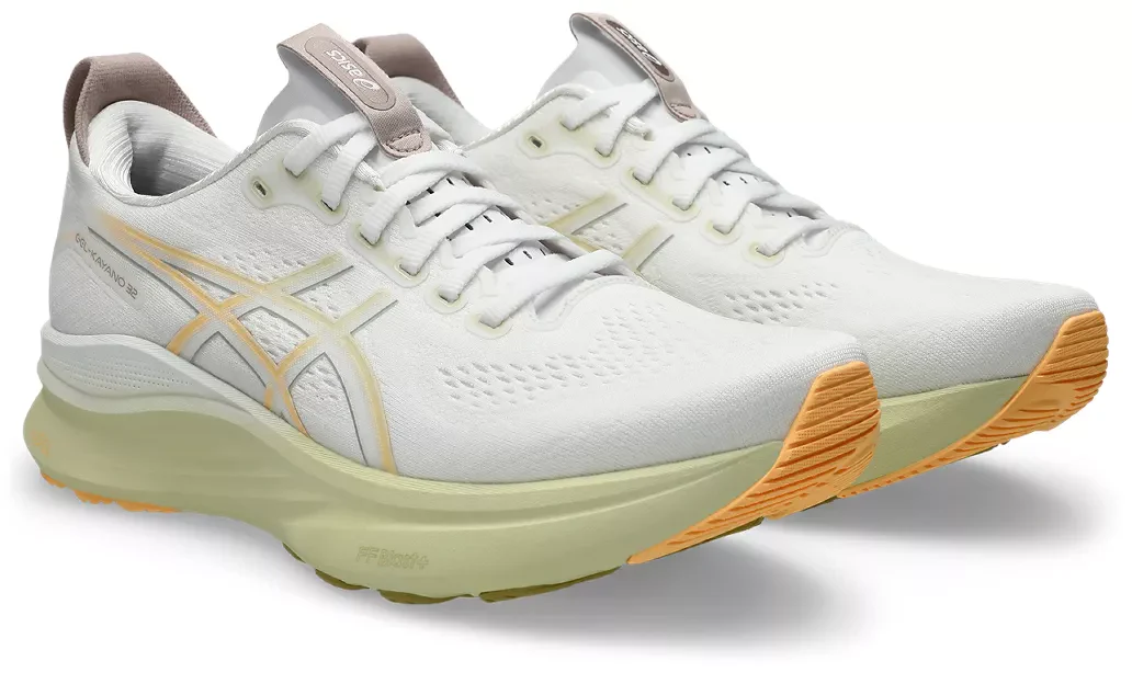 Asics Mens Gel Kayano 32 - White/Orange Glow - Stability - AW25 - Image 5