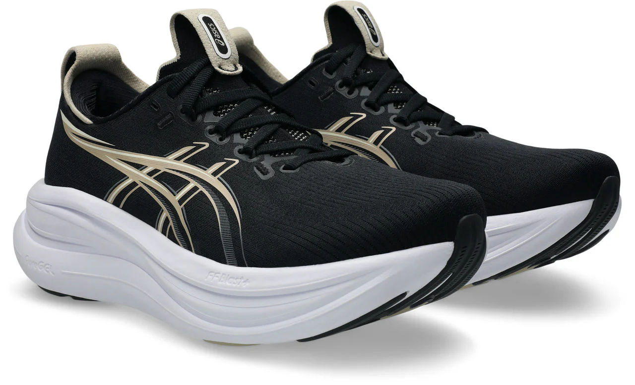 Asics Womens Gel Nimbus 28 - Black/Feather Grey - Neutral - SS26 - Image 6