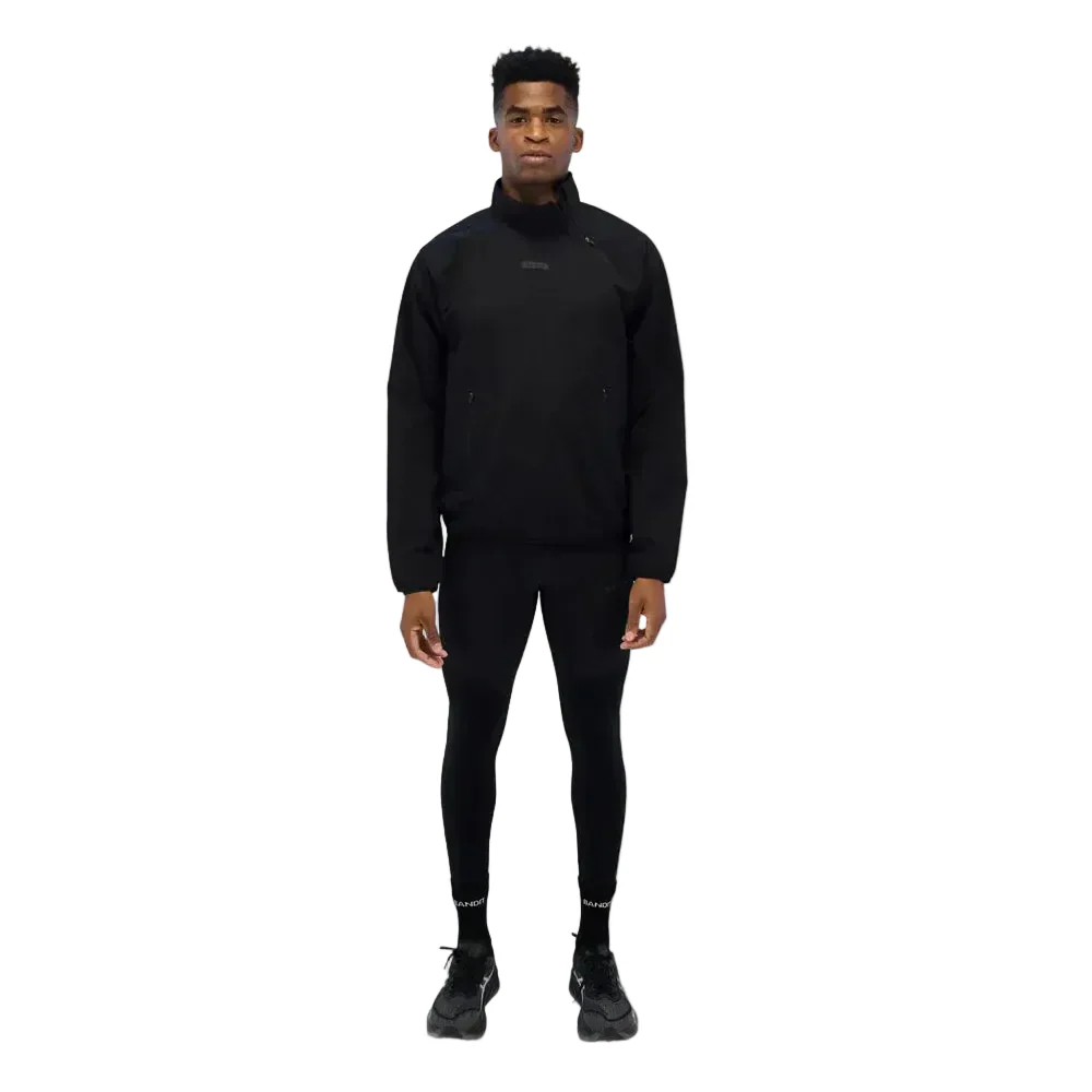 Bandit Mens Windproof Asymetrical Pullover Jacket - Black - SS26 - Image 7