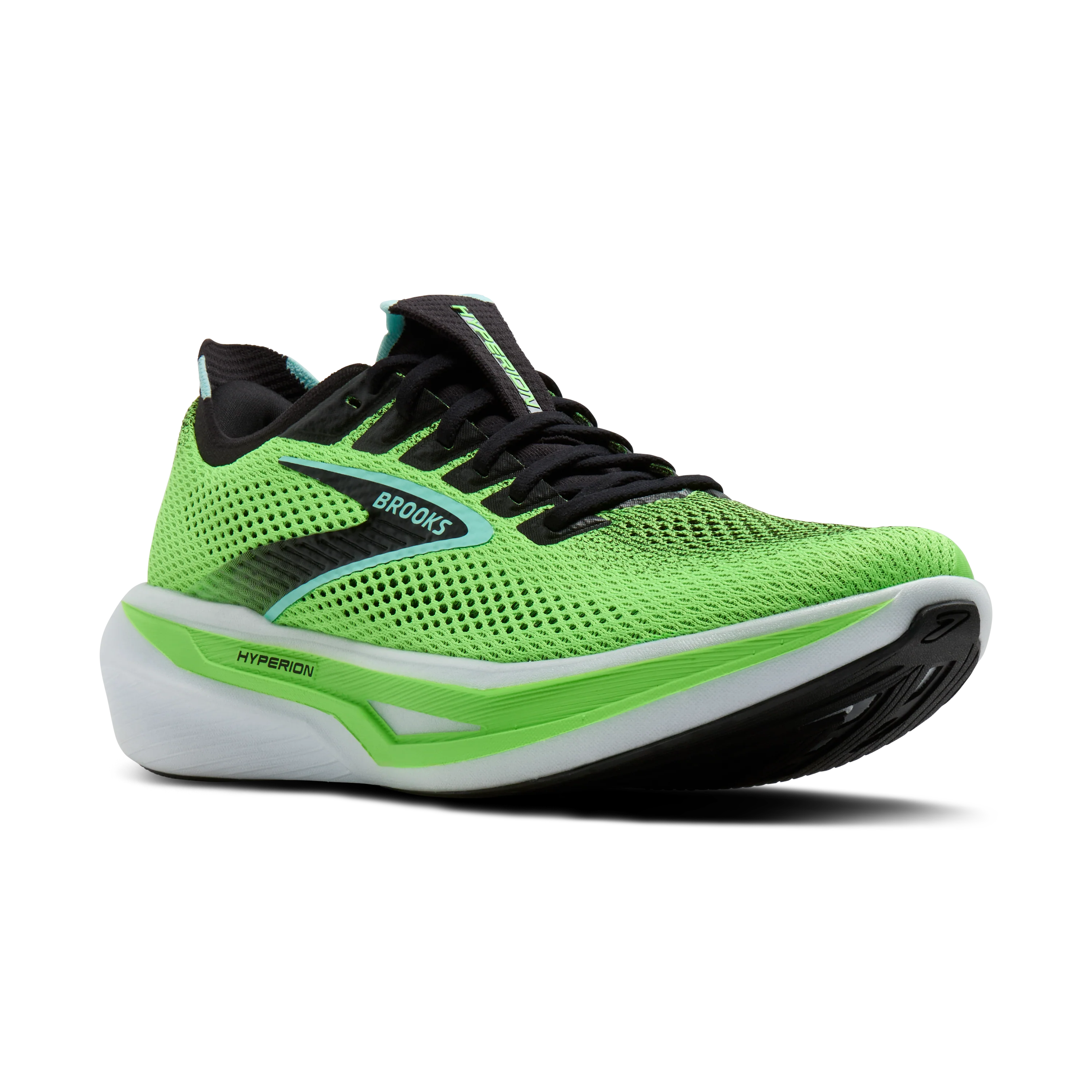 Brooks Mens Hyperion 3 - Green Gecko/Black/Blue - Neutral - SS26 - Image 3