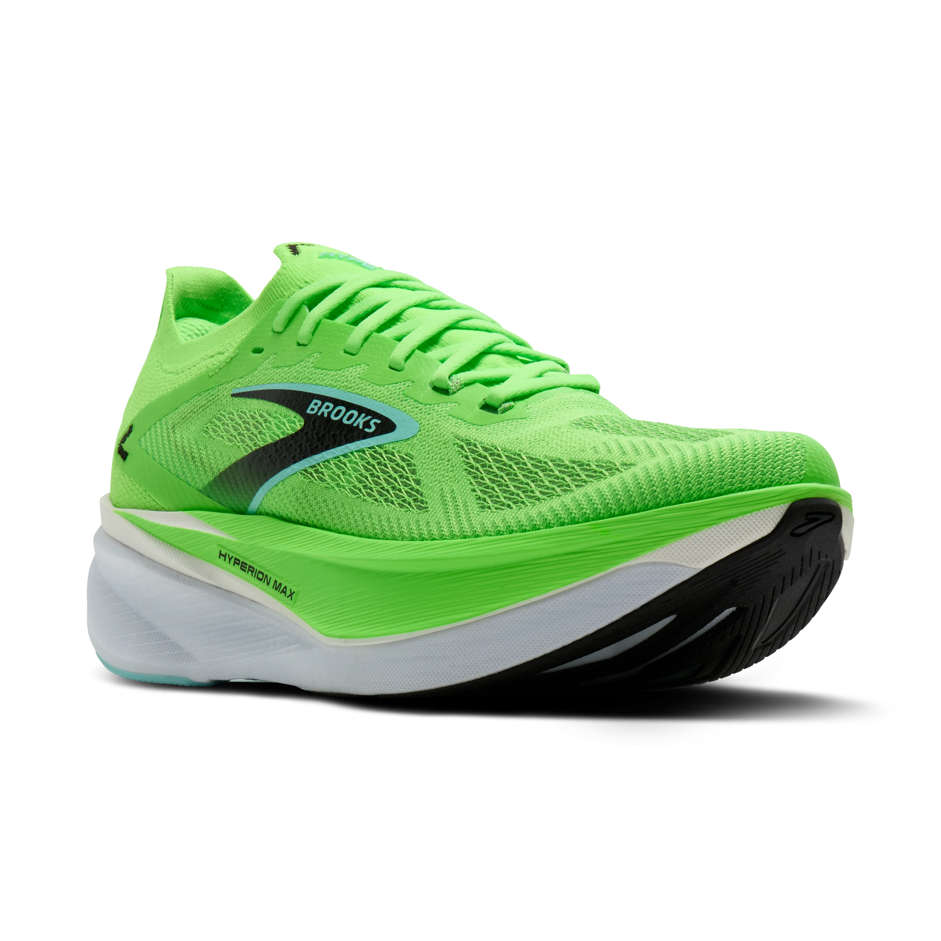 Brooks Mens Hyperion Max 3 - Green Gecko/Black/Blue - Neutral - SS26 - Image 3