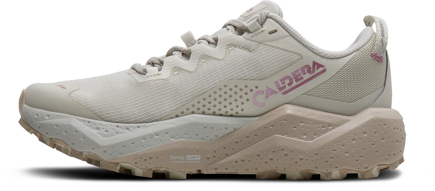 Brooks Womens Caldera 8 - Vaporous Grey/White/Chateau - Trail - SS26 - Image 7