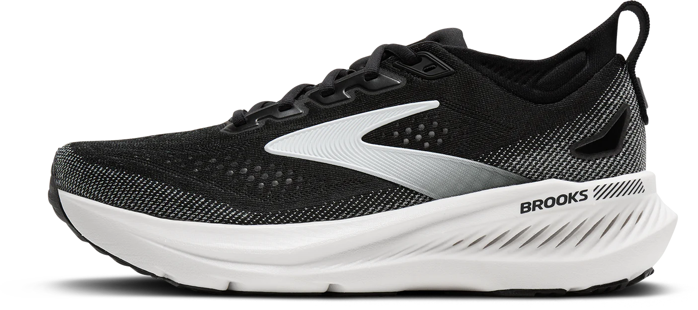 Brooks Womens Glycerin GTS 23 Wide - D Width - Black/Grey/White - Stability - SS26 - Image 7