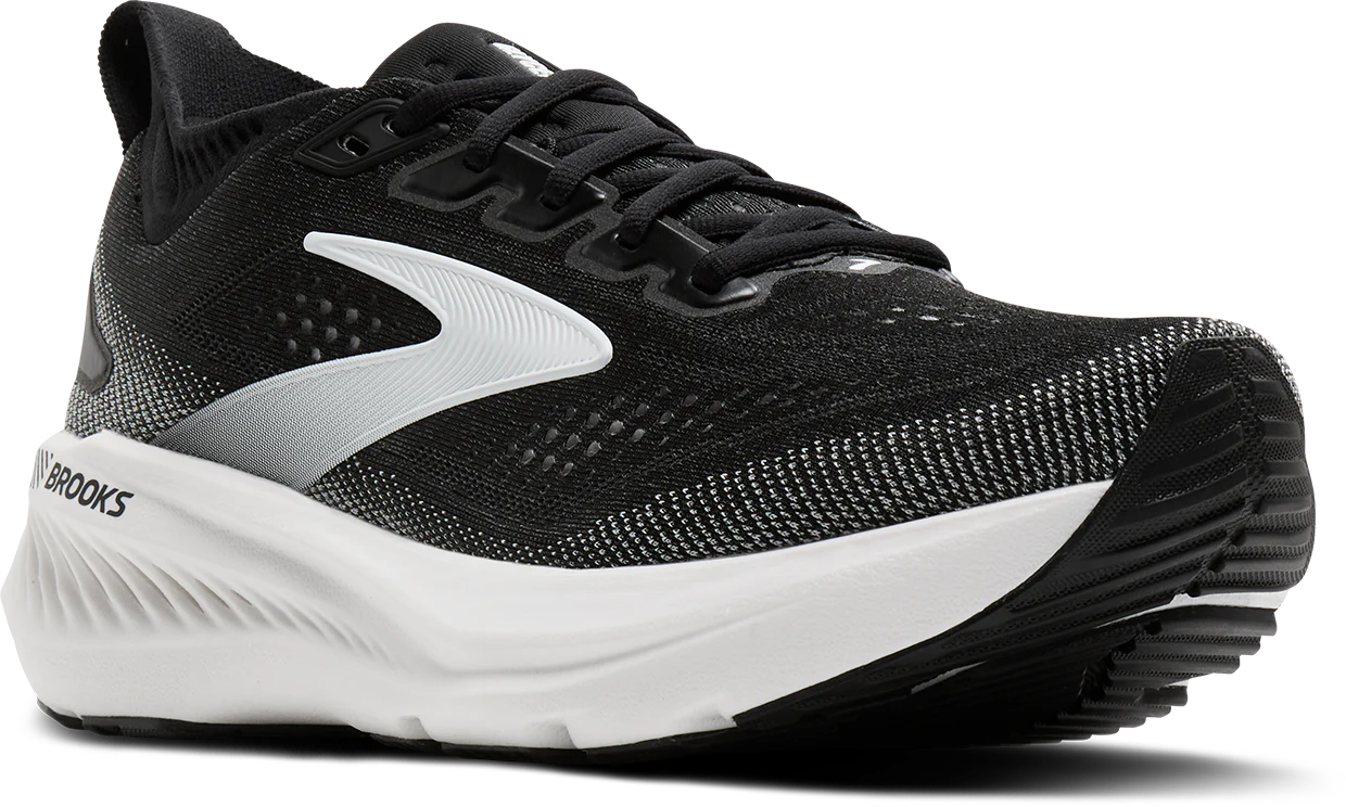 Brooks Womens Glycerin GTS 23 Wide - D Width - Black/Grey/White - Stability - SS26 - Image 8