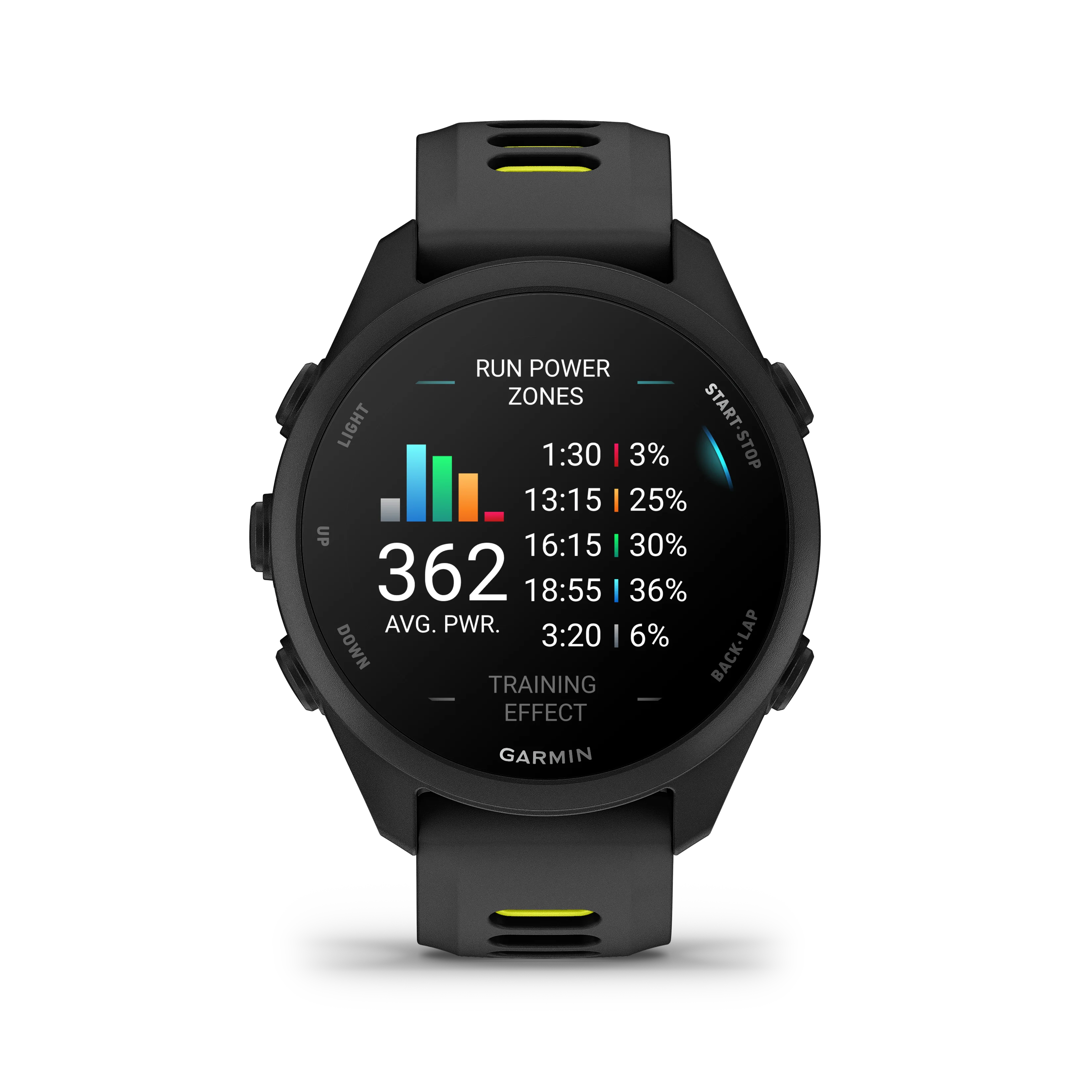 Garmin Forerunner 170 - 47mm - Black/Amp Yellow - Image 6