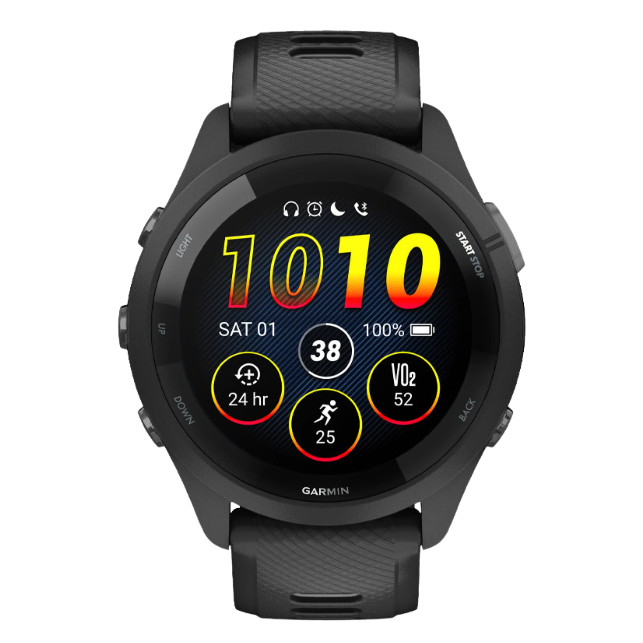 Garmin Forerunner 265 Music 46mm - Black/Slate Grey - Image 2