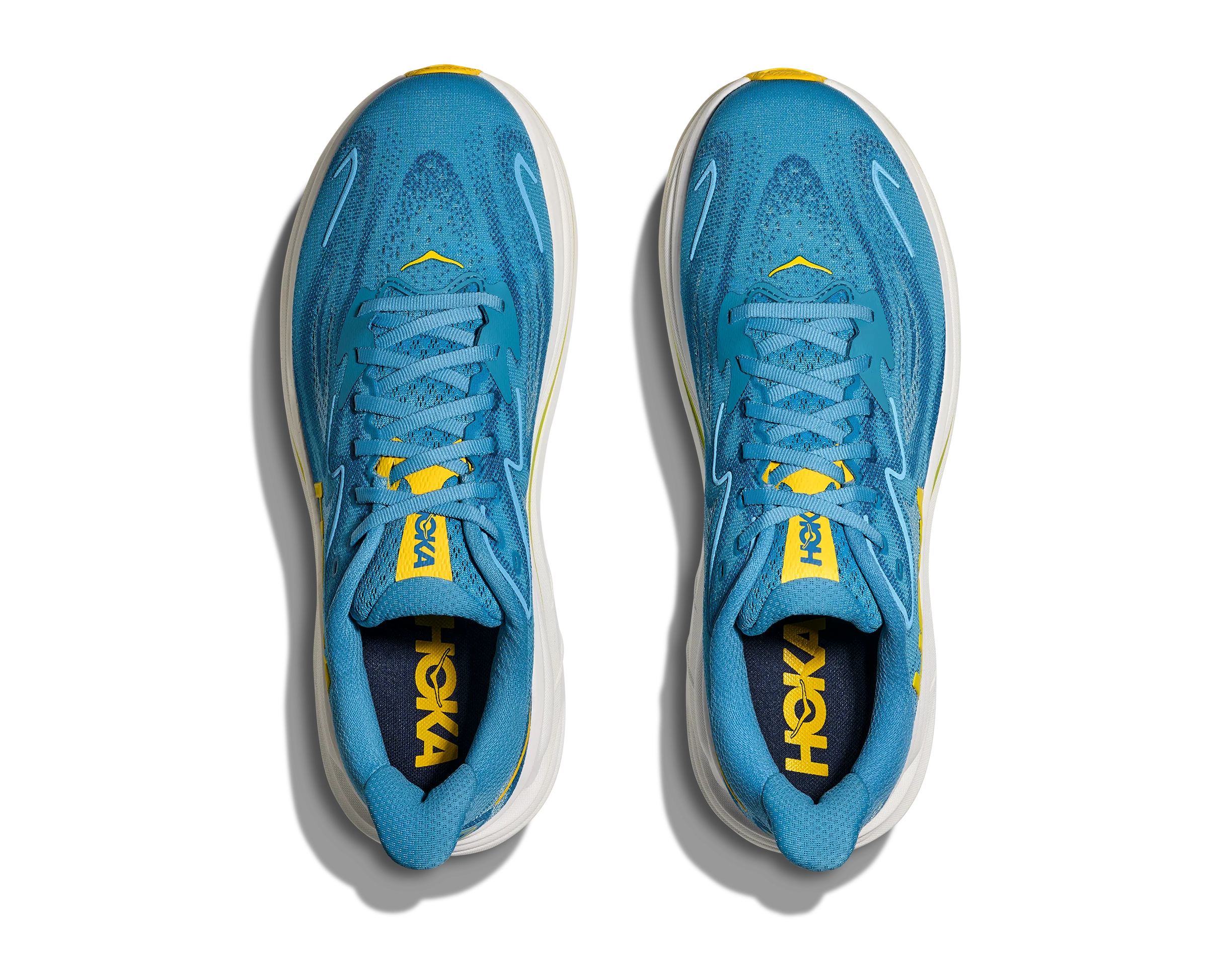 Hoka Mens Clifton 10 - Alpine Blue/Foggy Night - Neutral - AW25 - Image 4