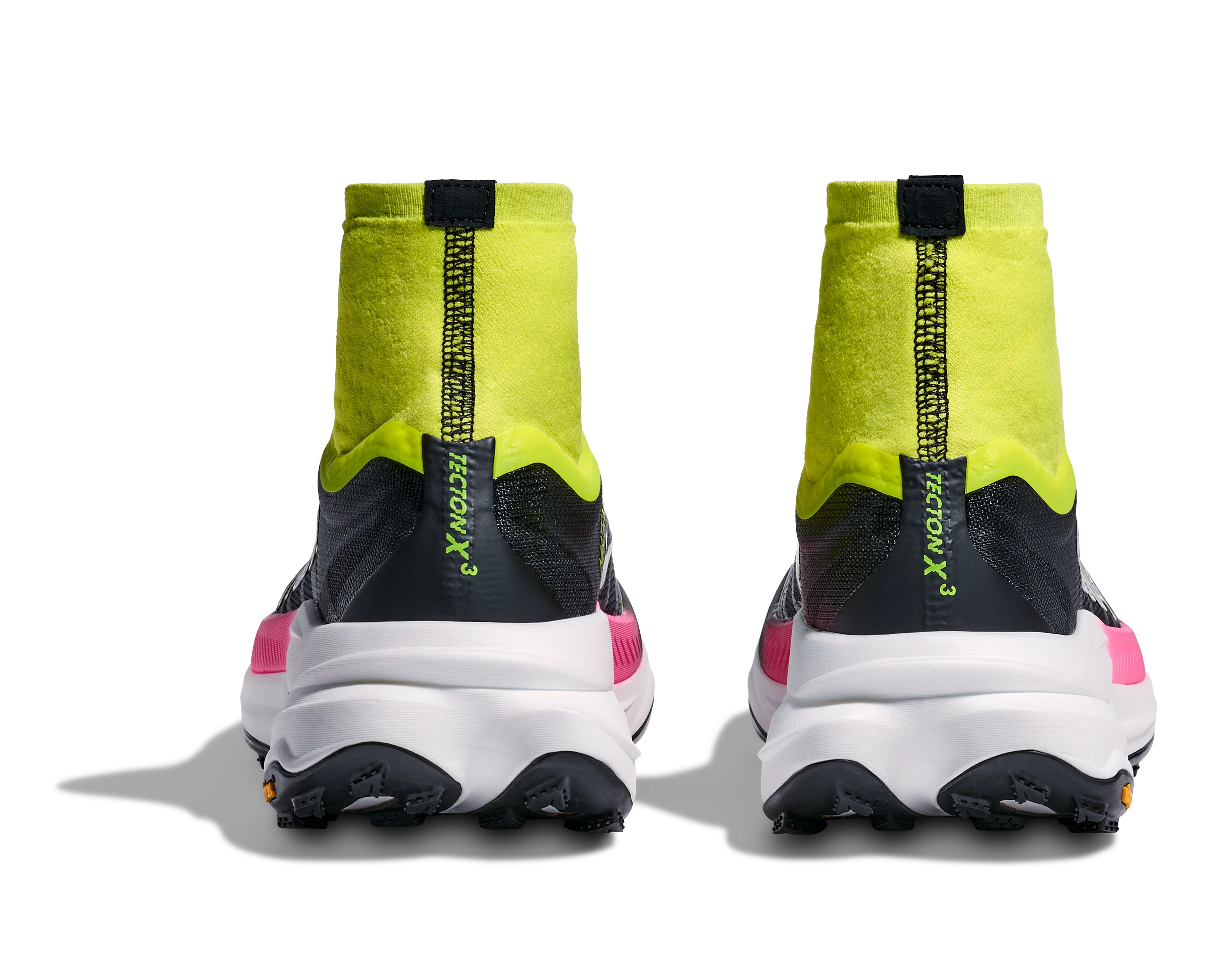 Hoka Mens Tecton X 3 - Neon Hoka Citrus/Black - Trail - AW25 - Image 6