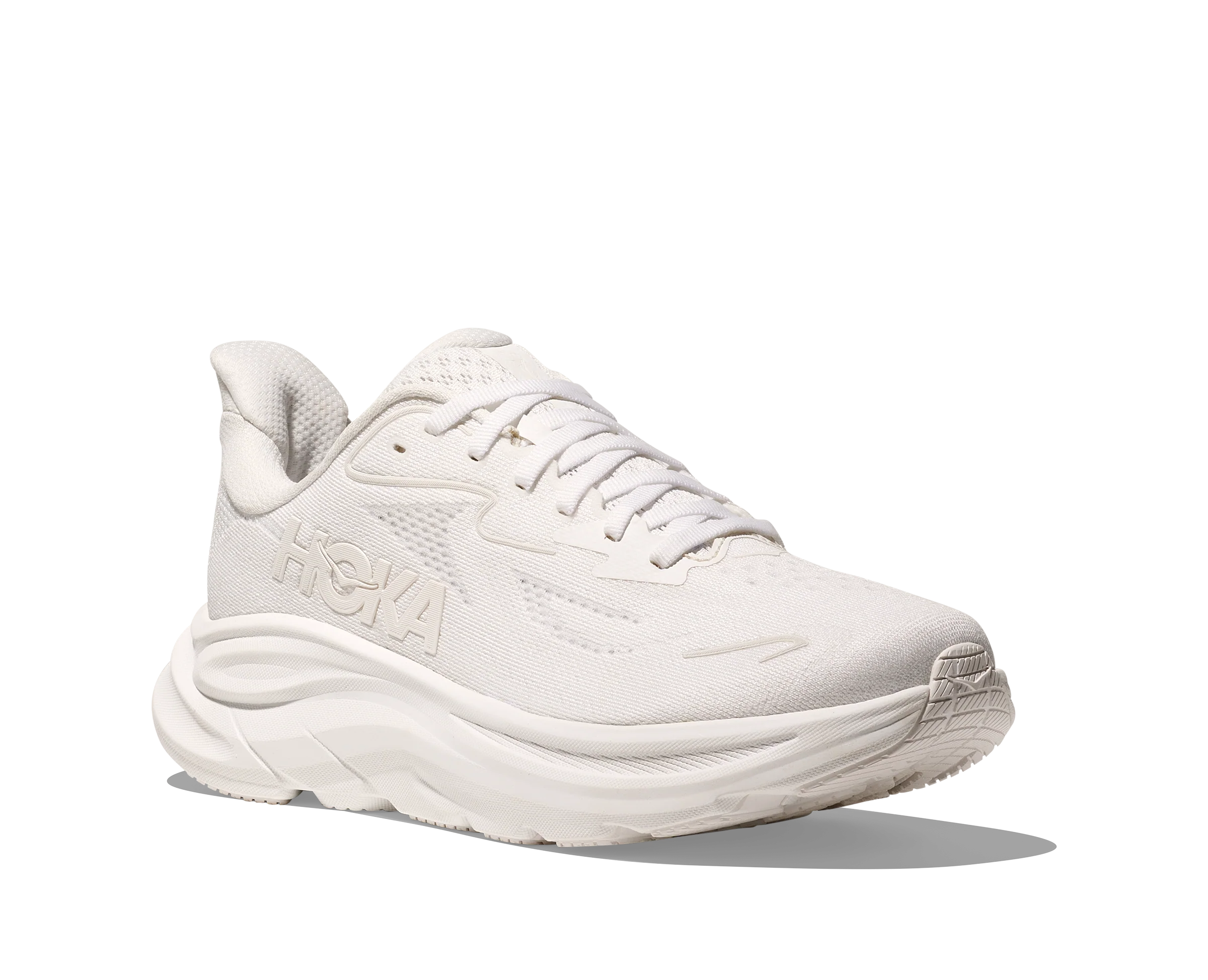Hoka Womens Clifton 10 - White/White - Neutral - SS25 - Image 7