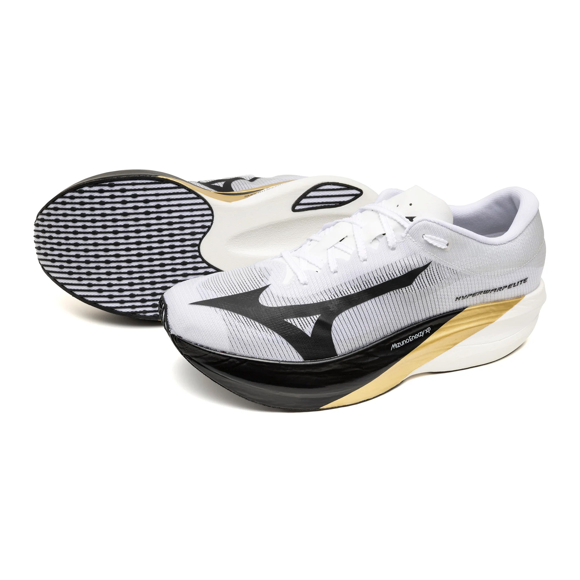 Mizuno Unisex Hyperwarp Elite Origami - White/Black/Gold - Neutral - SS26 - Image 3