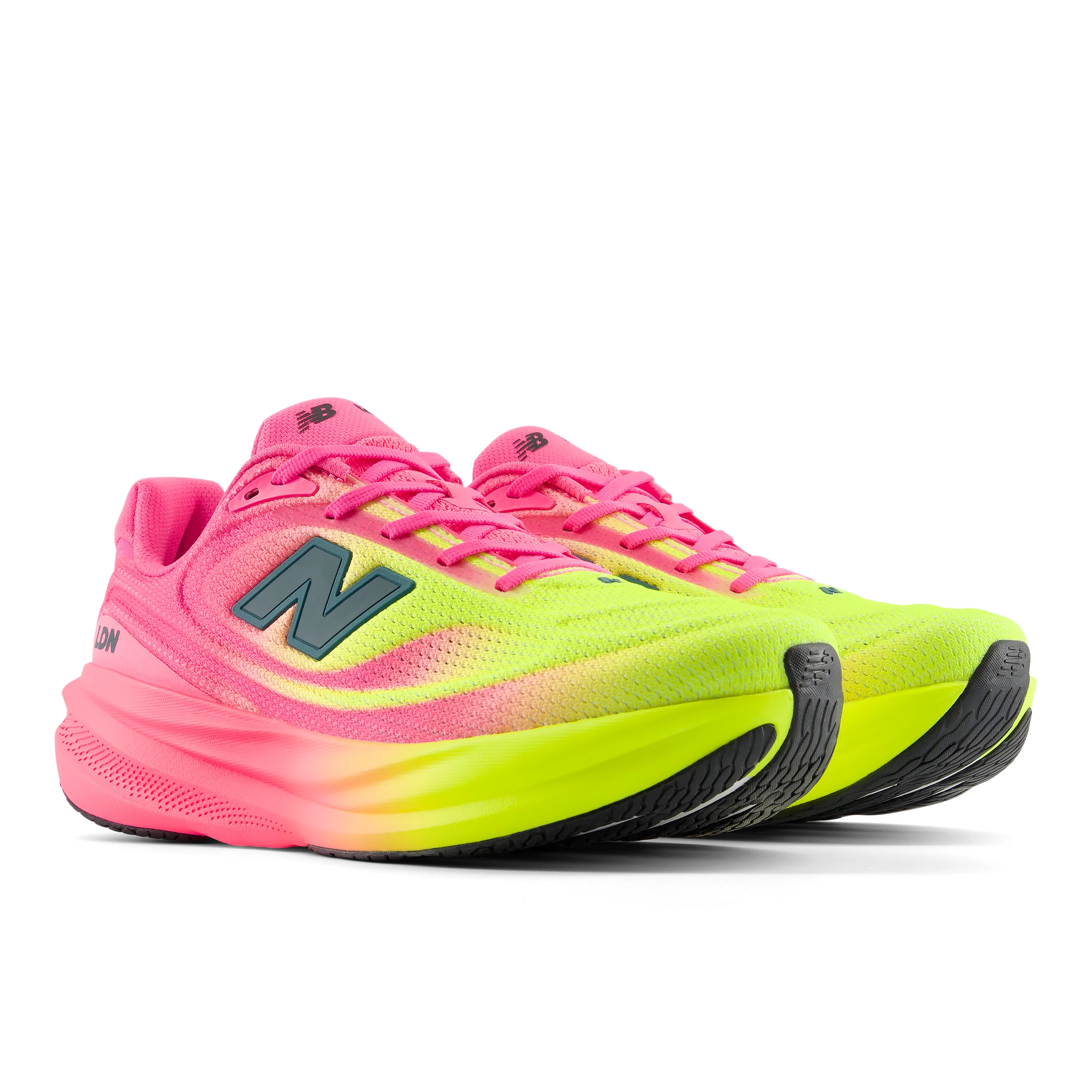 New Balance Mens 1080V15 London Edition - Alkaline Green/Pink Heat - Neutral - SS26 - Image 6