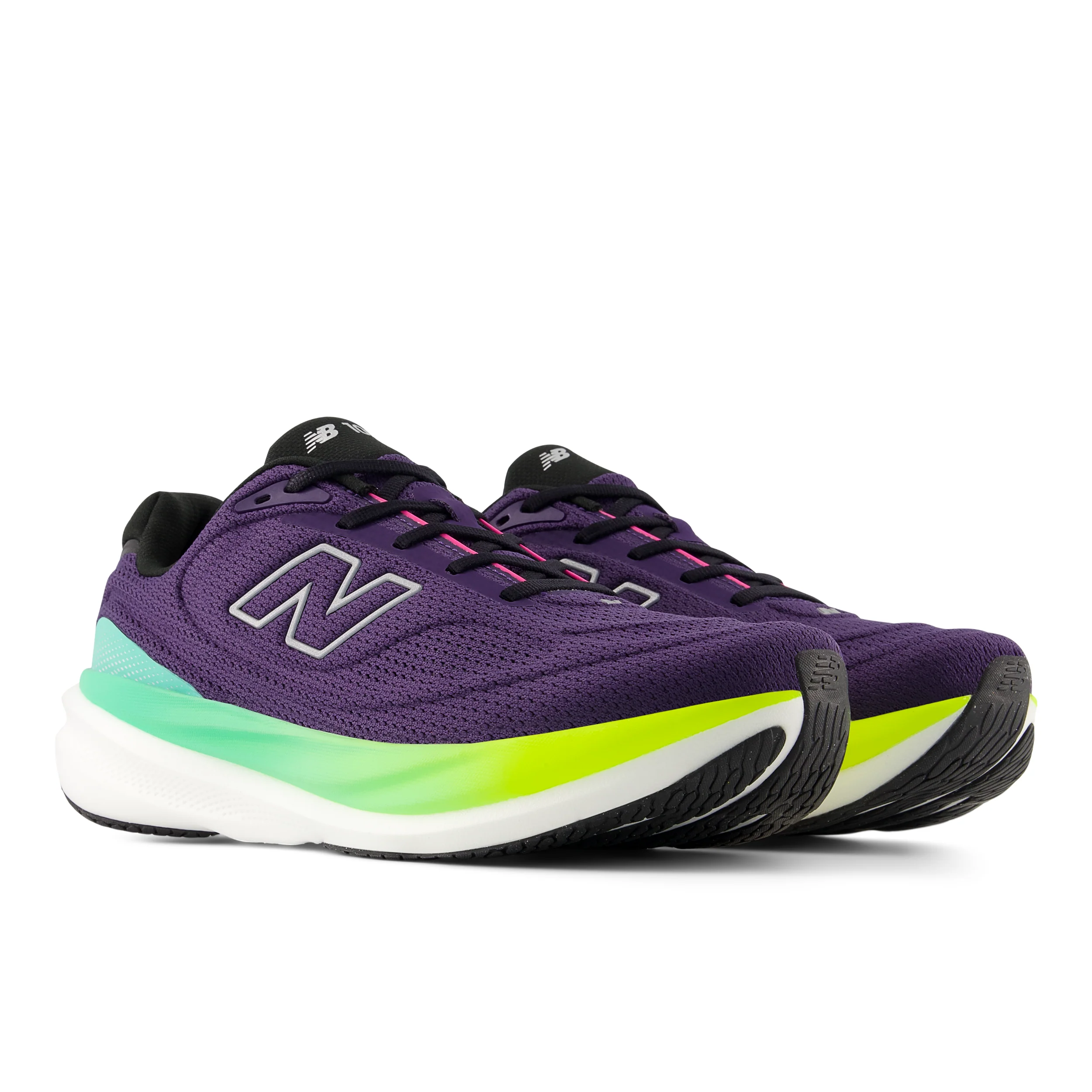 New Balance Mens 1080V15 Wide - 2E Width - Sea Salt/Silver Metallic/Alkaline Green - Neutral - SS26 - Image 4