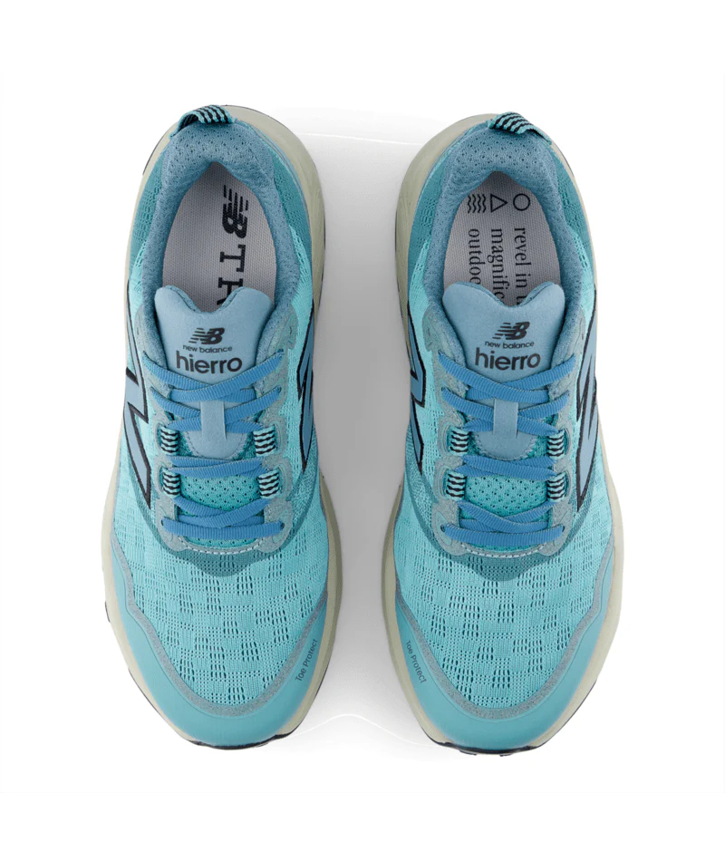 New Balance Mens Fresh Foam Hierro V9 Wide - 2E Width - Faded Teal/Black - Trail - SS26 - Image 3