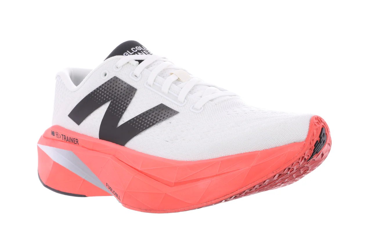 New Balance Mens FuelCell SuperComp Trainer V3 - Urgent Red/Sea Salt/Black - Neutral - AW25 - Image 4