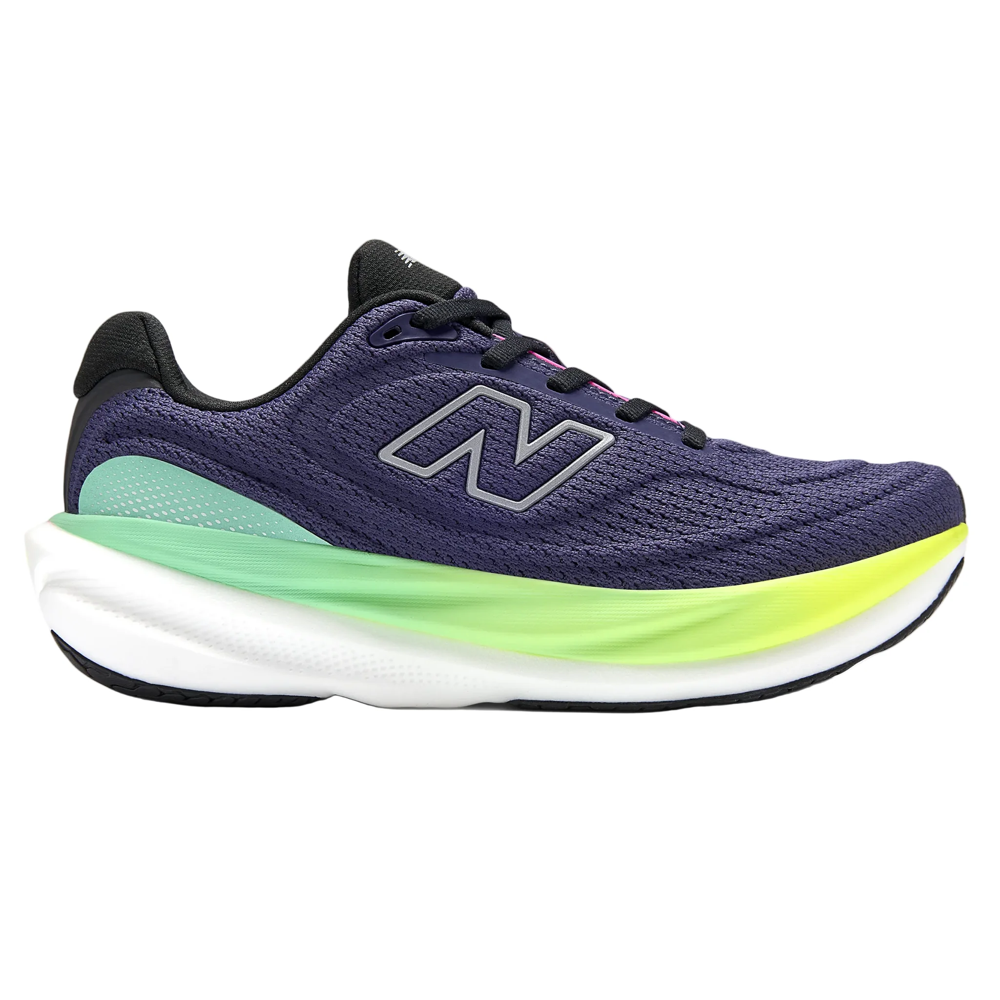 New Balance Womens 1080V15 Wide - D Width - Boysenberry/Alkaline Green - Neutral - SS26
