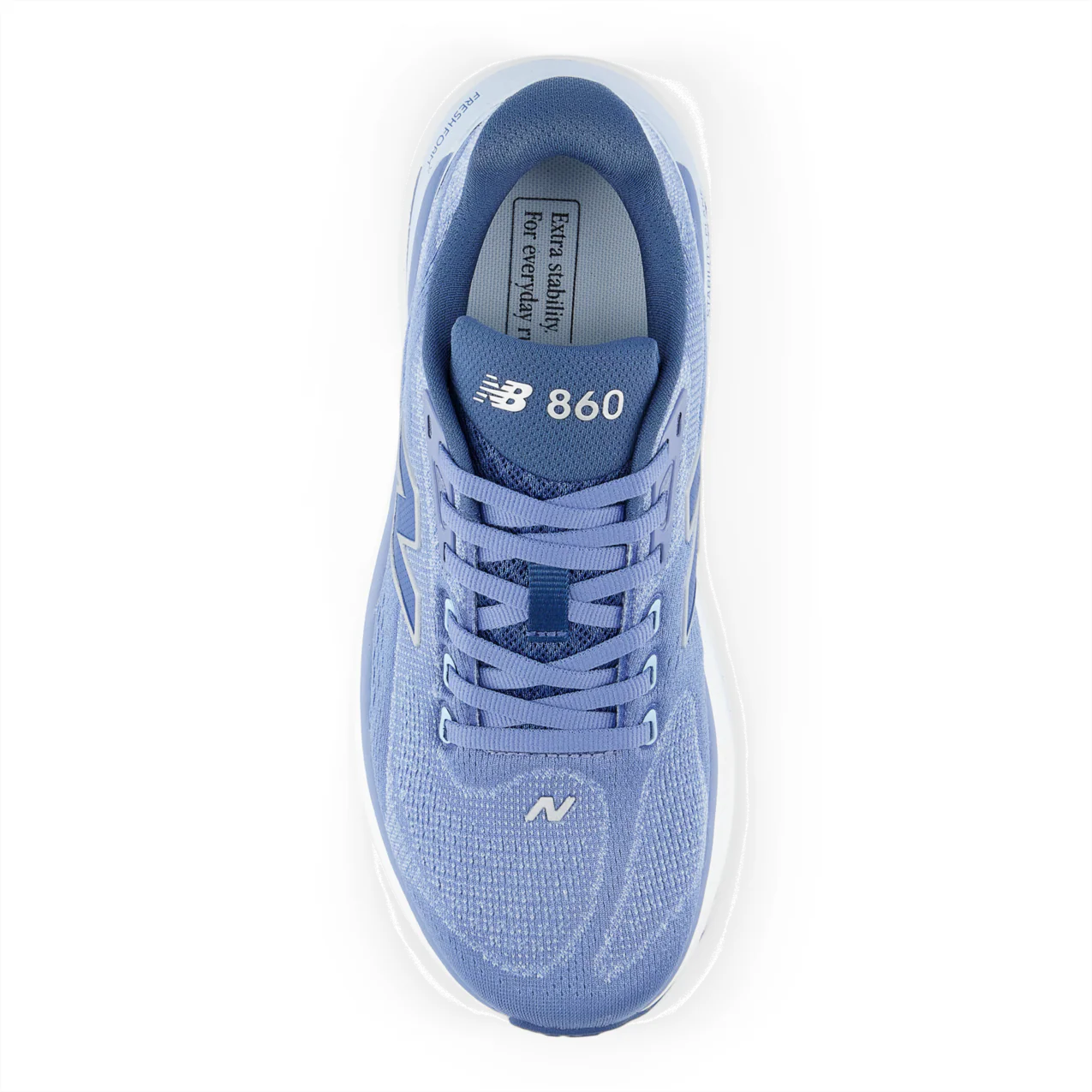 New Balance Womens 860v15 Wide - D Width - Fairweather Blue/Silver Metallic - Stability - SS26 - Image 5