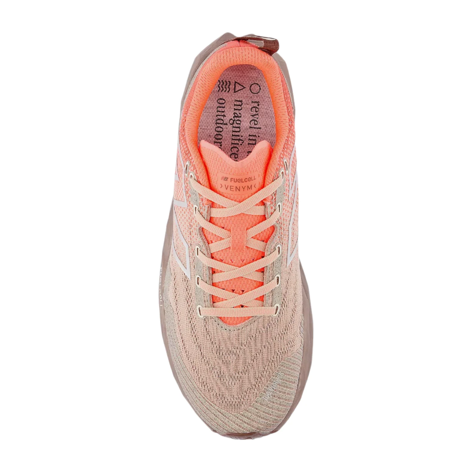 New Balance Womens Fuelcell Venym - Urgent Red/Flat Taupe/Silver Metallic - Trail -AW25 - Image 5