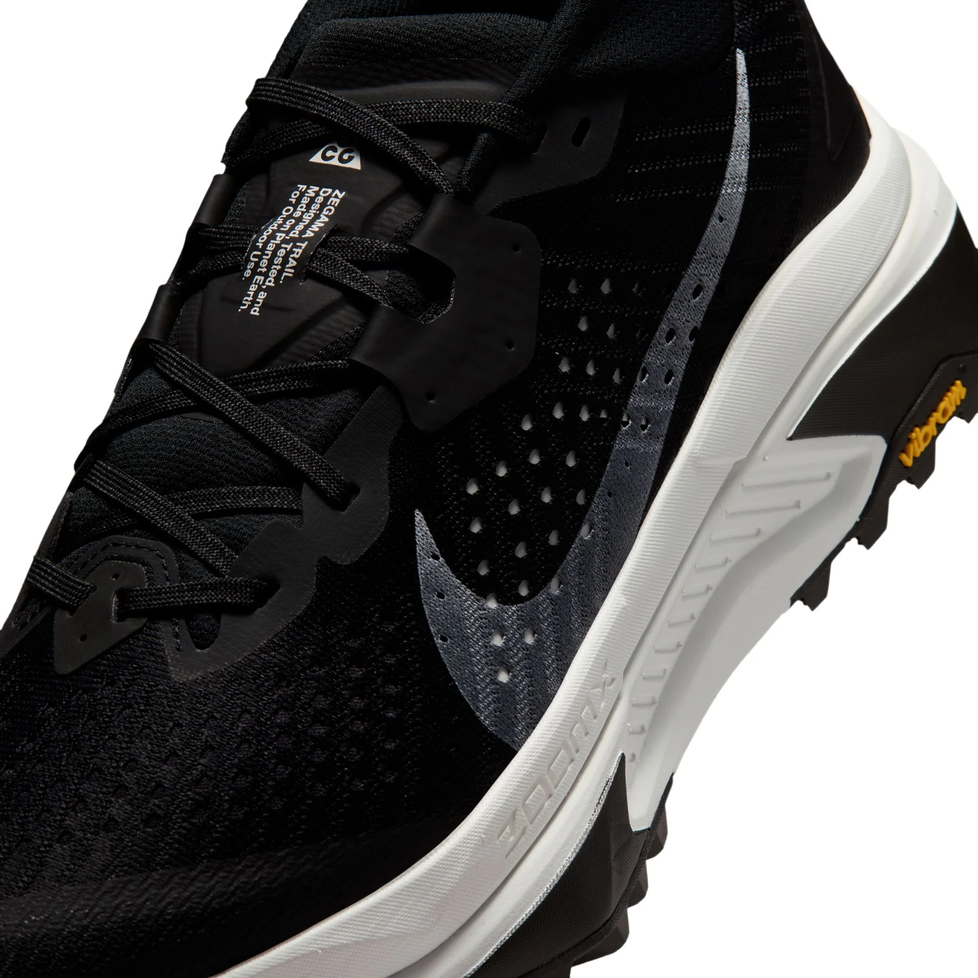 Nike Mens ACG Zegama - Black/Summit White/Safety Orange - Trail - SU26 - Image 10