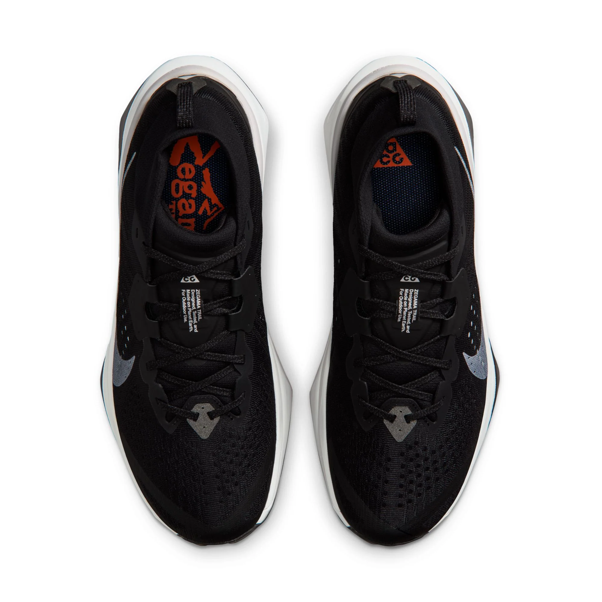Nike Mens ACG Zegama - Black/Summit White/Safety Orange - Trail - SU26 - Image 6