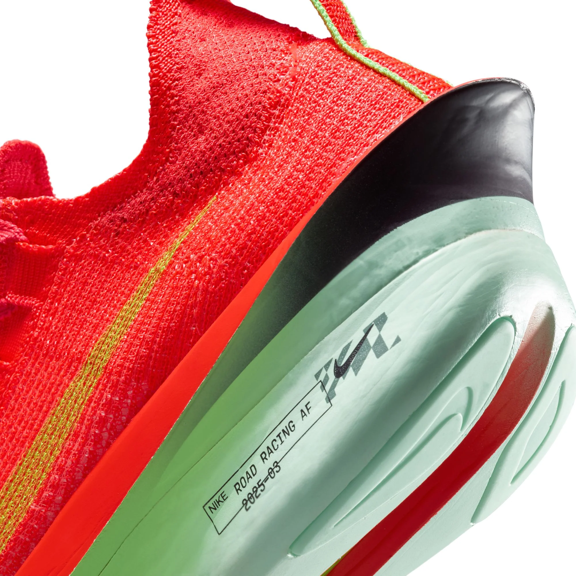 Nike Mens Alphafly 3 - Bright Crimson/Lime Blast/Mint Foam - Neutral - SP25 - Image 4