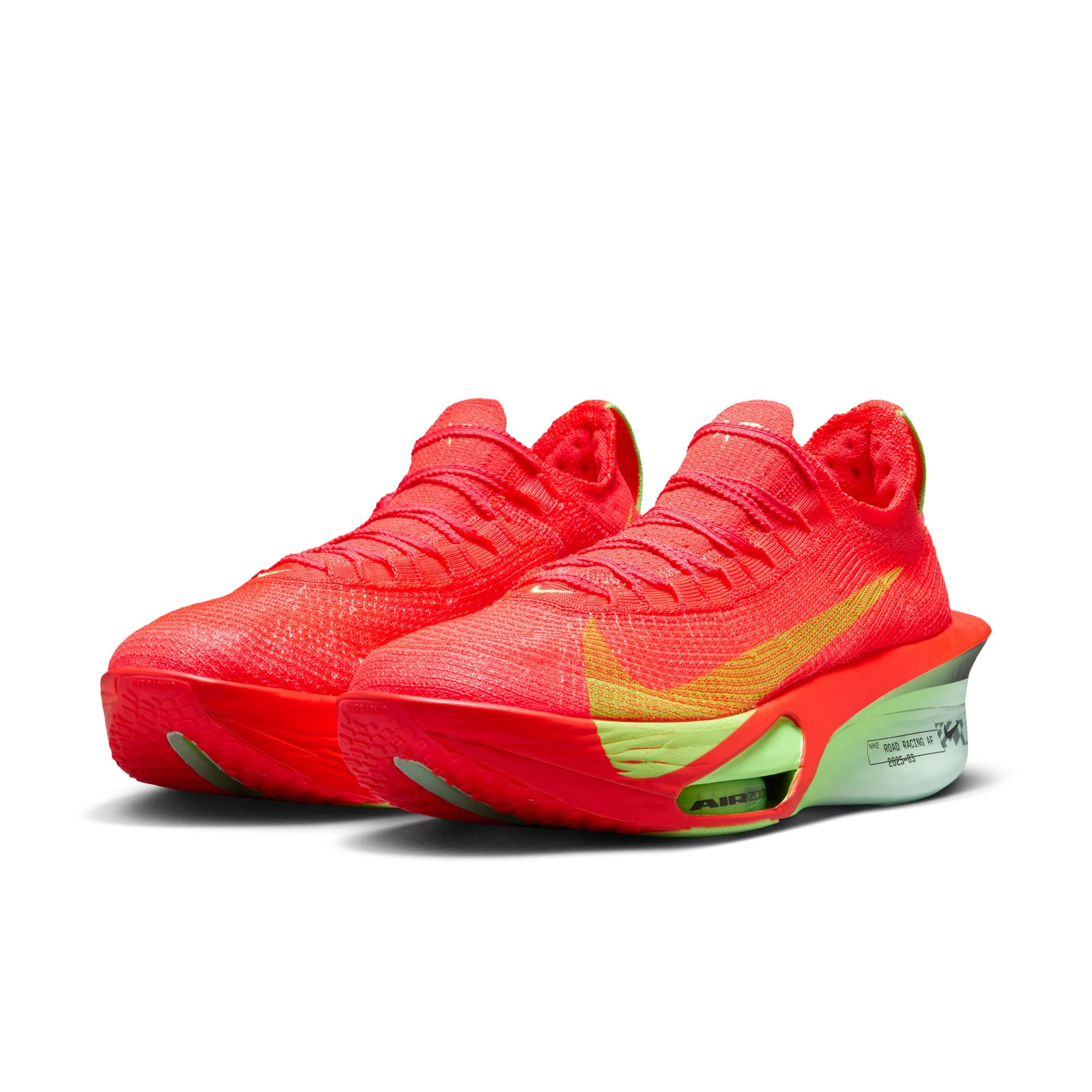 Nike Mens Alphafly 3 - Bright Crimson/Lime Blast/Mint Foam - Neutral - SP25 - Image 7