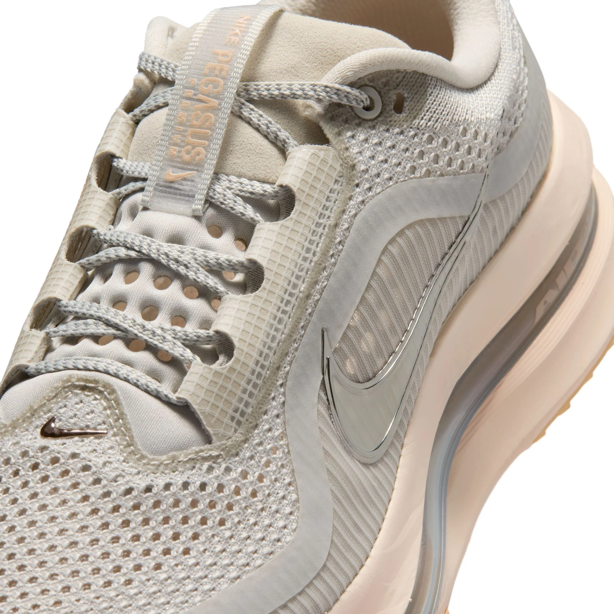 Nike Womens Pegasus Premium - Light Bone/Metallic Silver/Chalk - Neutral - SU26 - Image 9