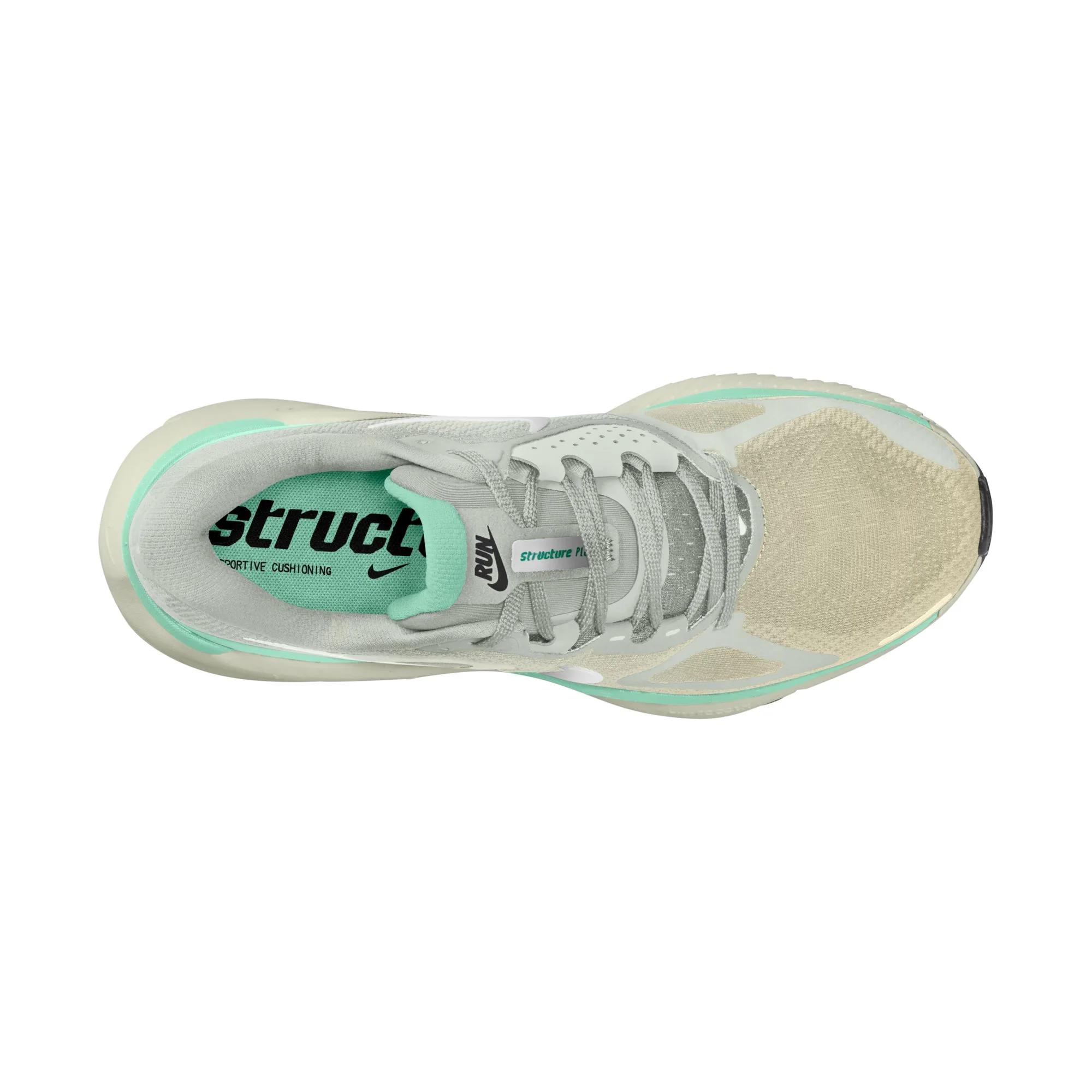 Nike Womens Structure Plus - Light Silver/Metallic Silver - Stability - SU26 - Image 7