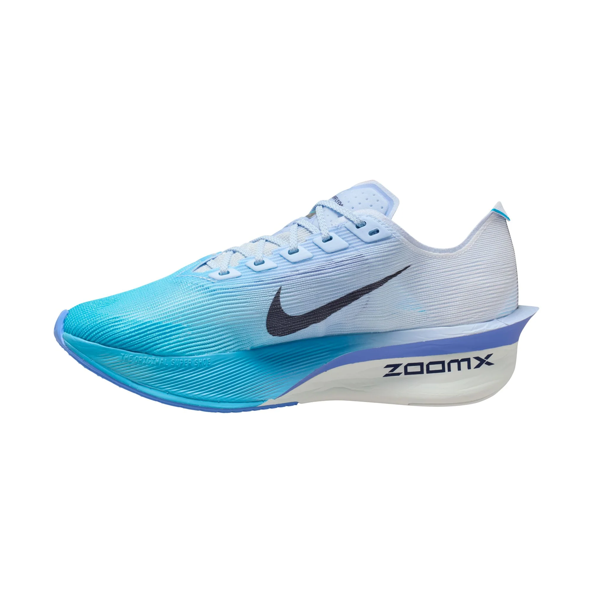 Nike Womens Vaporfly 4 Next% - White/Midnight Navy/Hydrogen Blue - Neutral - SU26 - Image 3