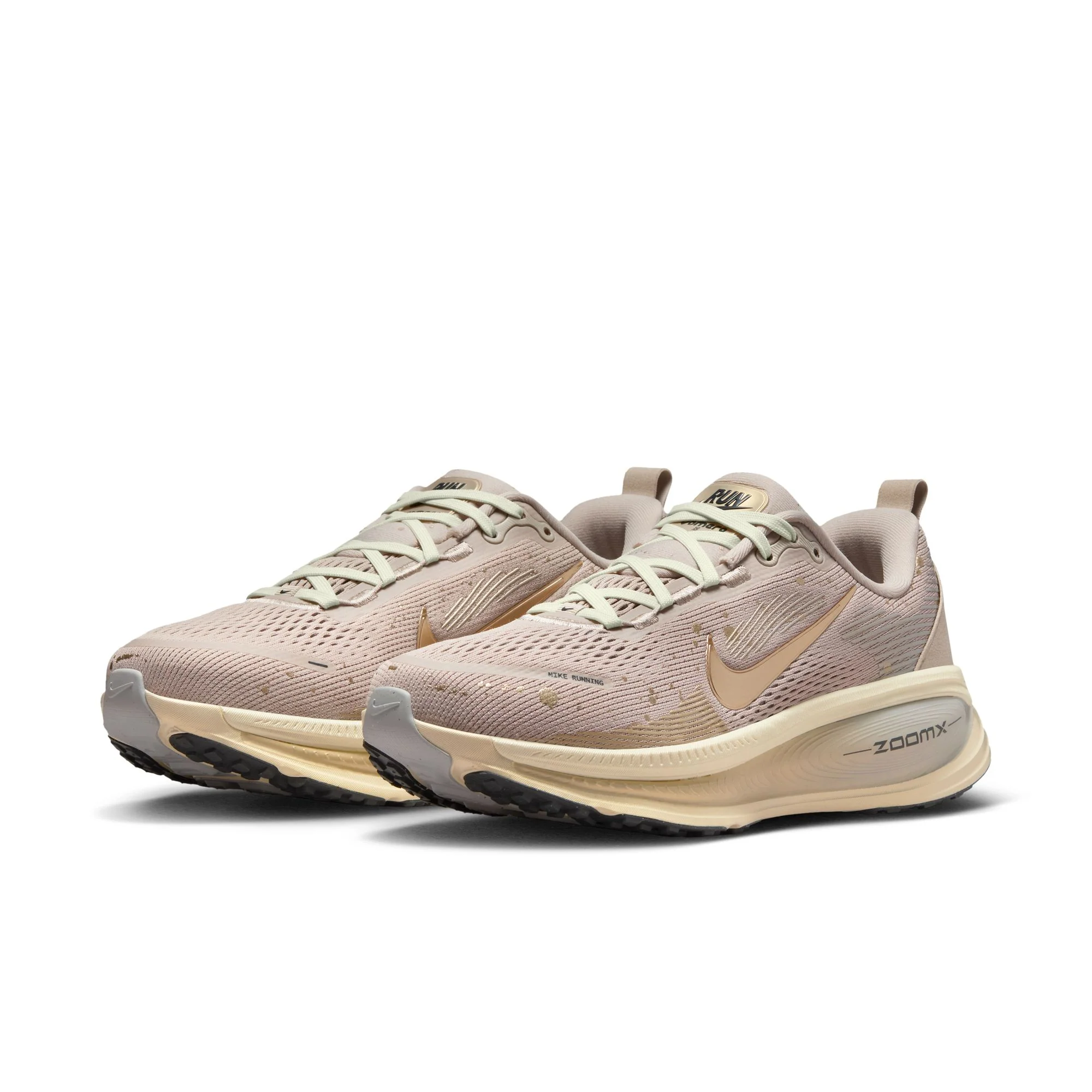 Nike Womens Vomero 18 SE - Cream/Metallic Gold Grain/Coconut Milk - Neutral - SP26 - Image 8