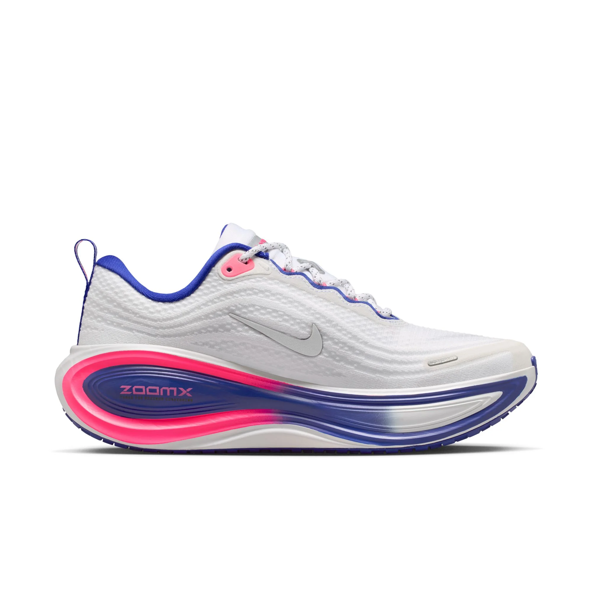 Nike Womens Vomero Plus SE - White/Metallic Silver/Concord/Hyper Pink - Neutral - SU26 - Image 5