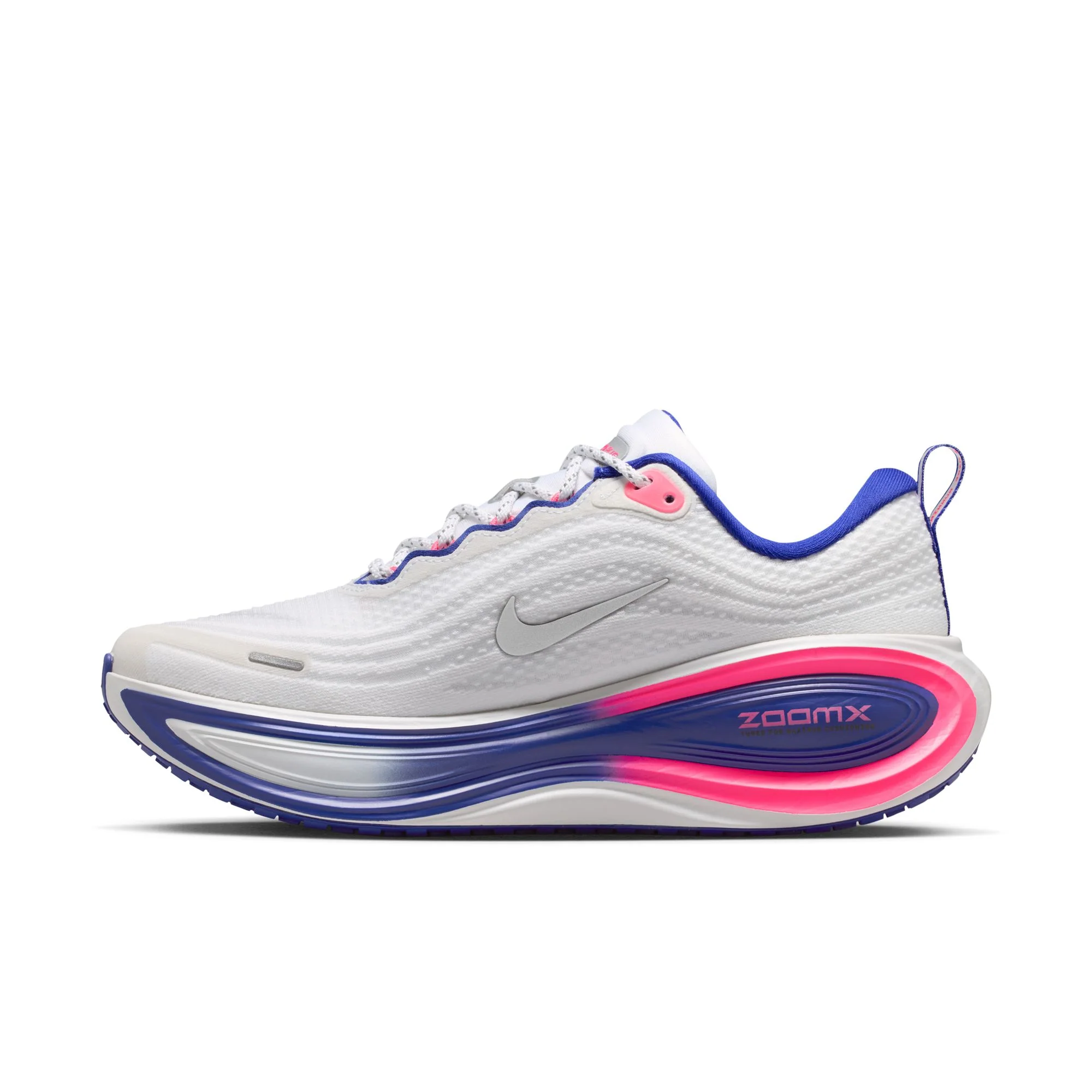Nike Womens Vomero Plus SE - White/Metallic Silver/Concord/Hyper Pink - Neutral - SU26 - Image 6