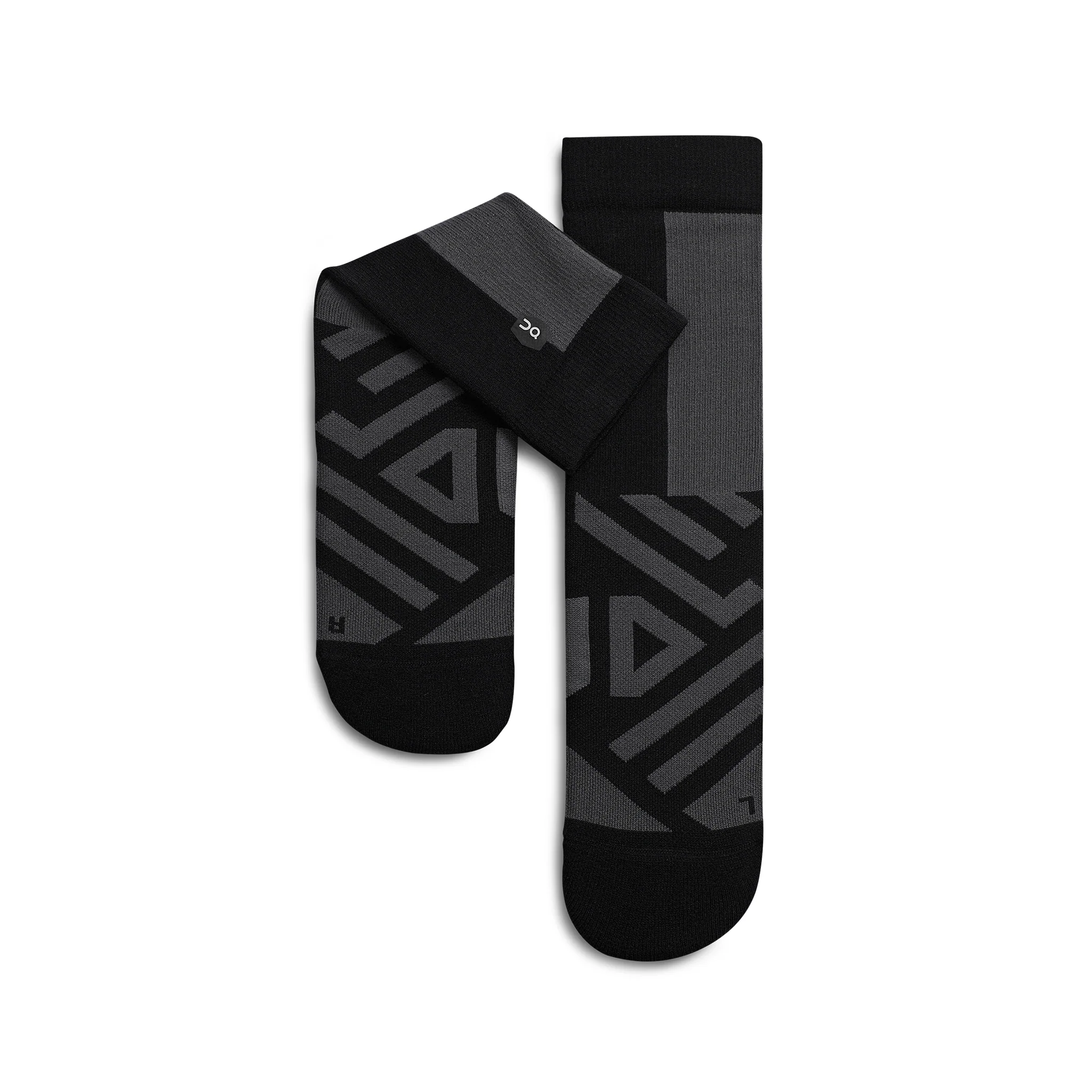 On Performance High Sock Womens - Black/Shadow