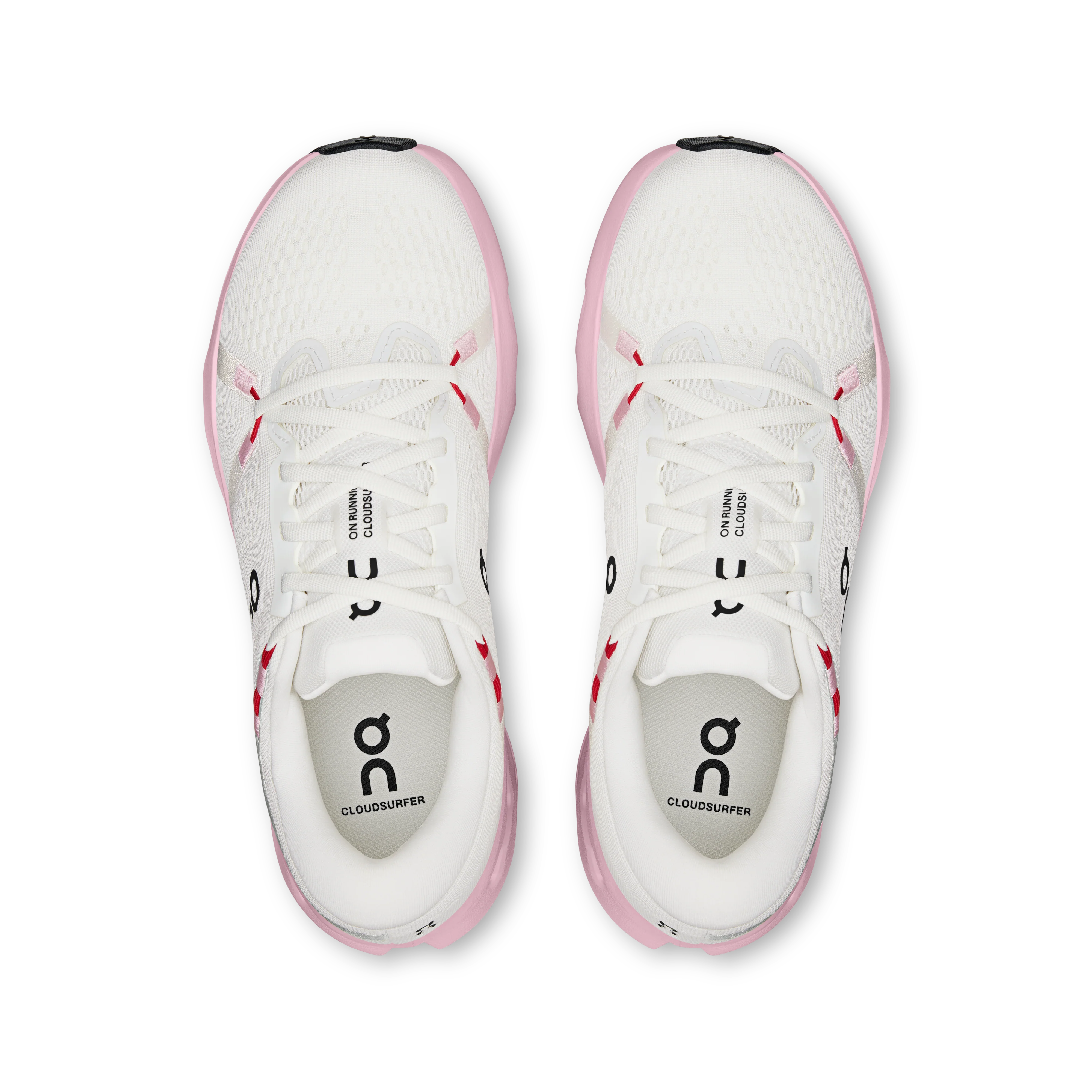 ON Womens Cloudsurfer 2 - Ivory/Peony - SS26 - Image 4