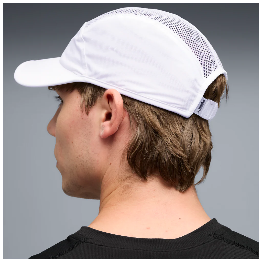 Puma Short Visor Mesh 5 Panel Cap - White - Image 4