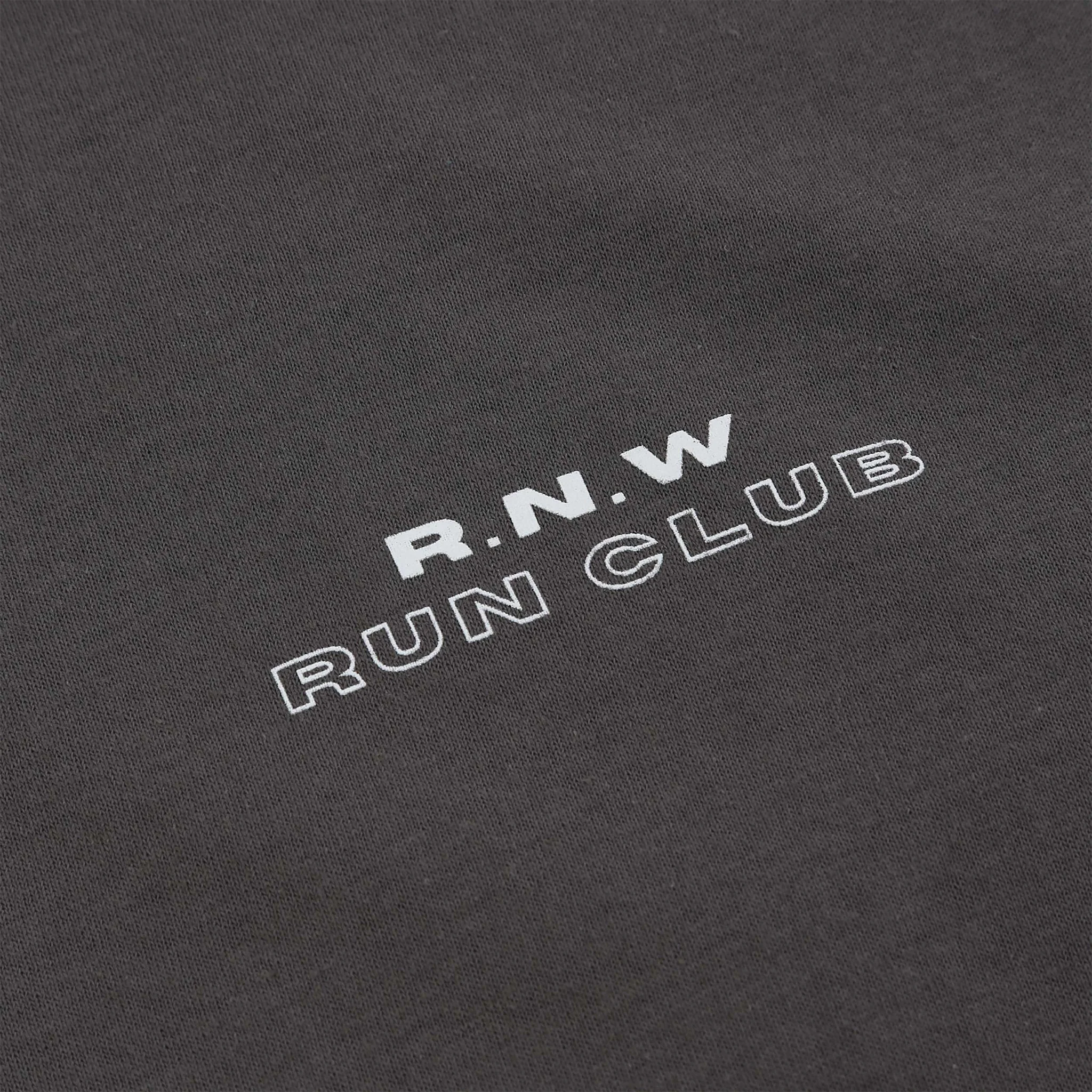 RNW Run Club Cotton Tee - Charcoal - Image 3