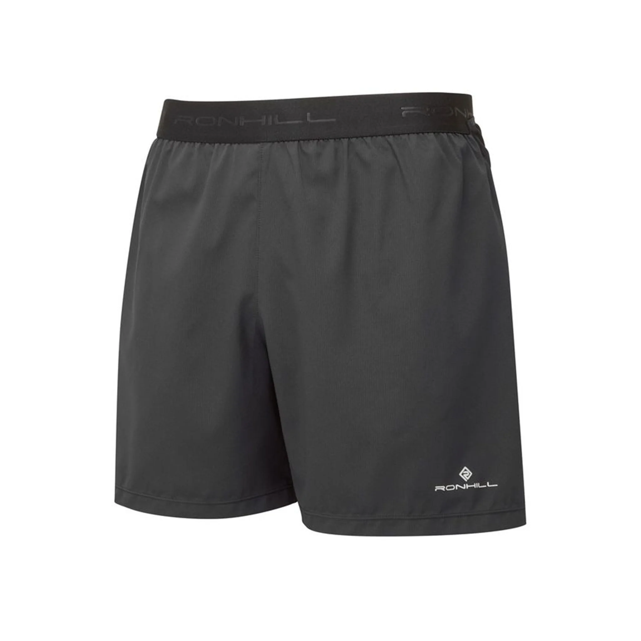 RonHill Mens Tech All Terrain 5" Short - All Black