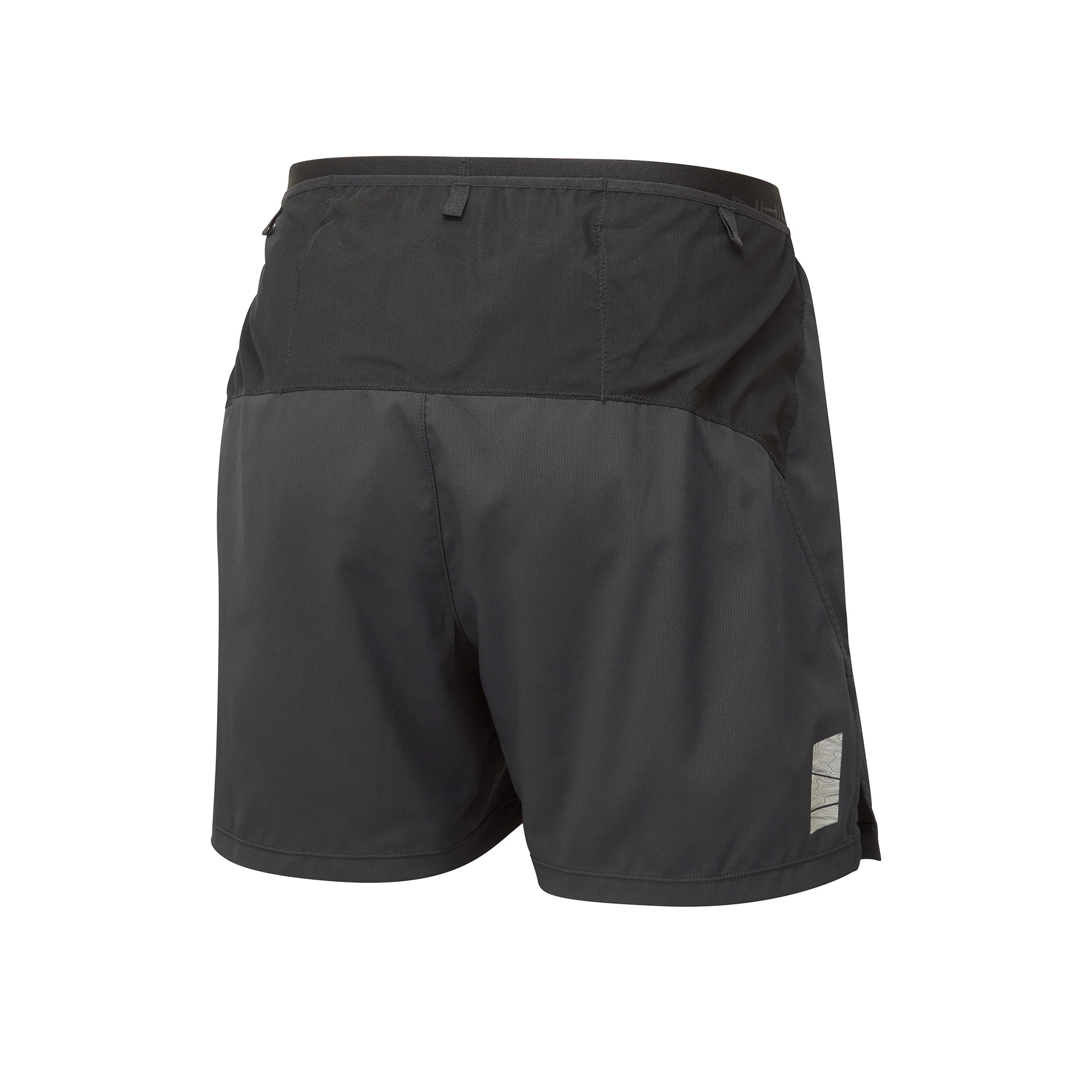 RonHill Mens Tech All Terrain 5" Short - All Black - Image 2