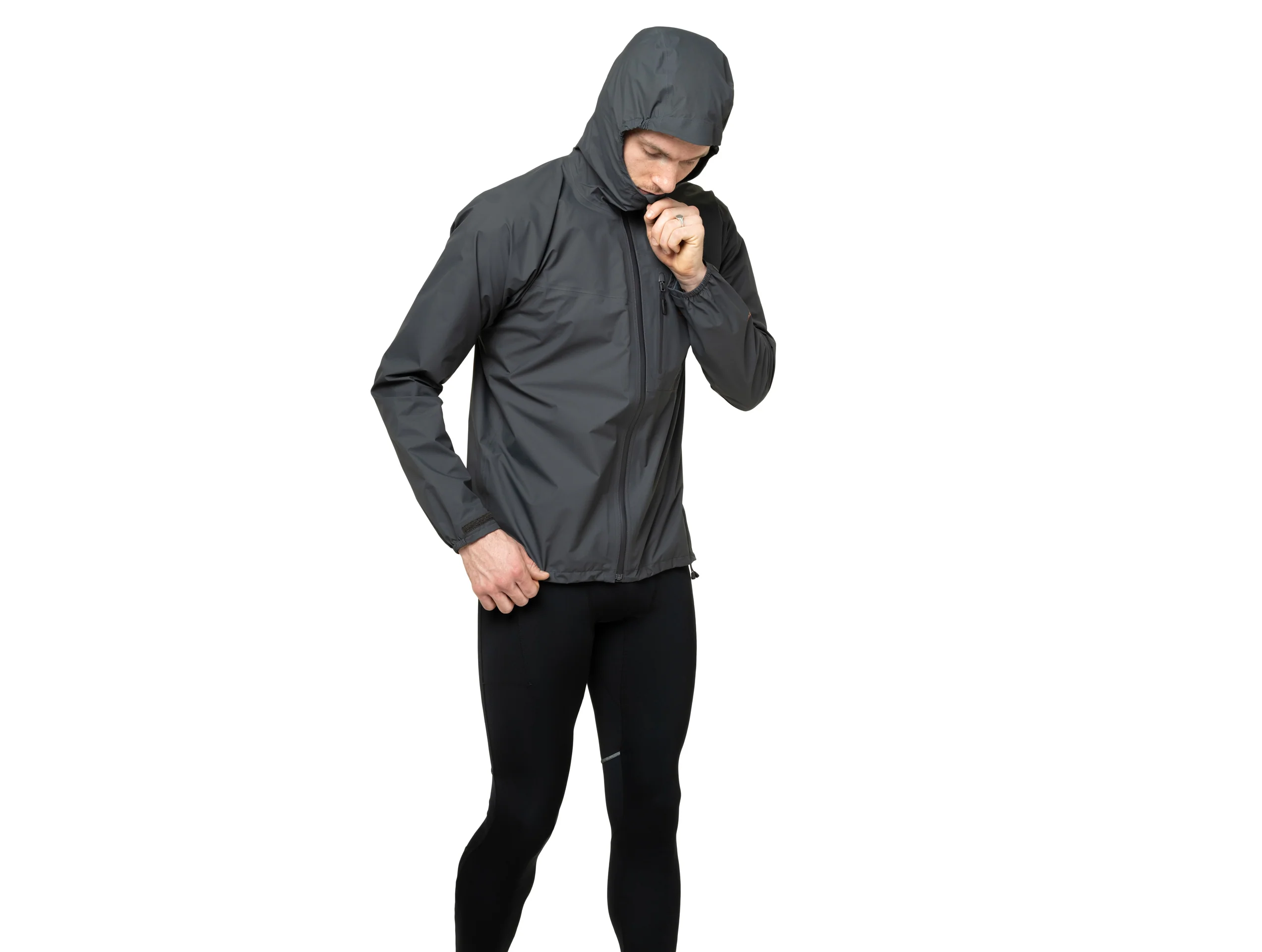 RonHill Mens Tech Gore-Tex Waterproof Mercurial Jacket 2 - Oxide/Ronhill Red - SS26 - Image 4