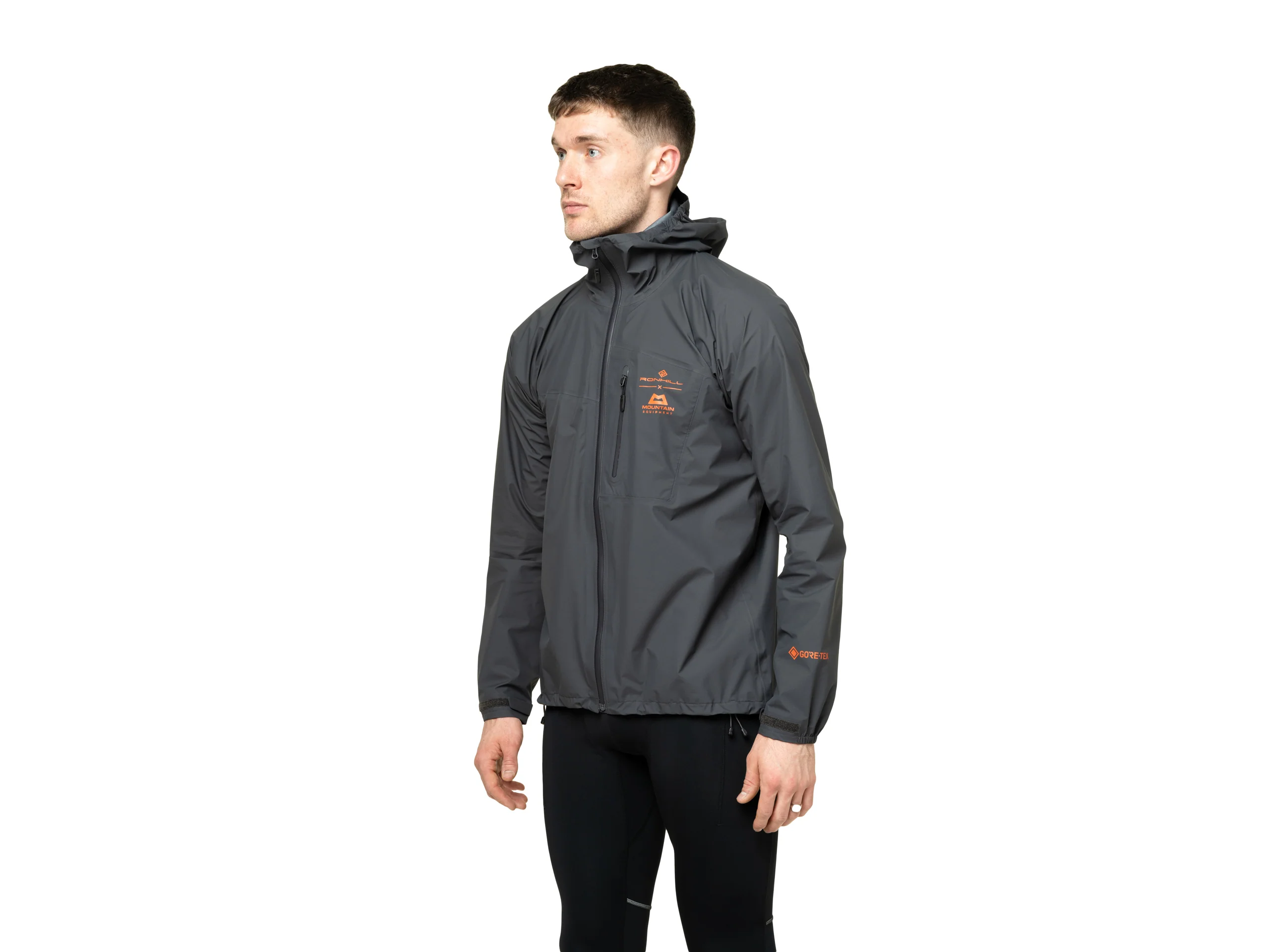 RonHill Mens Tech Gore-Tex Waterproof Mercurial Jacket 2 - Oxide/Ronhill Red - SS26 - Image 5