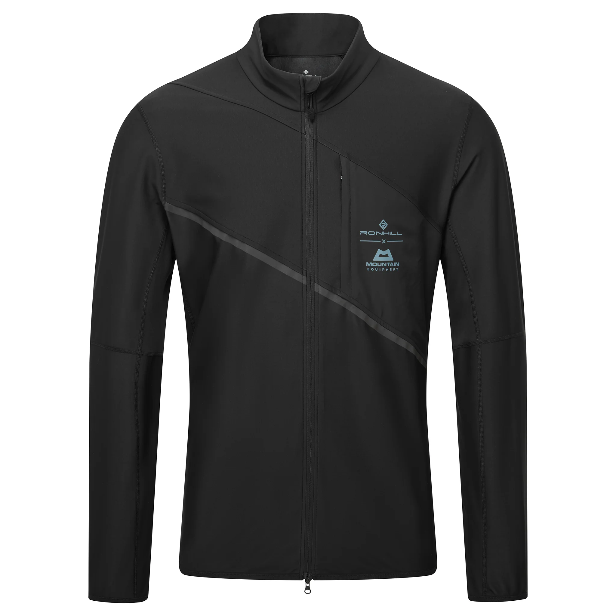 RonHill Mens Tech Gore-Tex Windstopper Jacket - All Black - AW25
