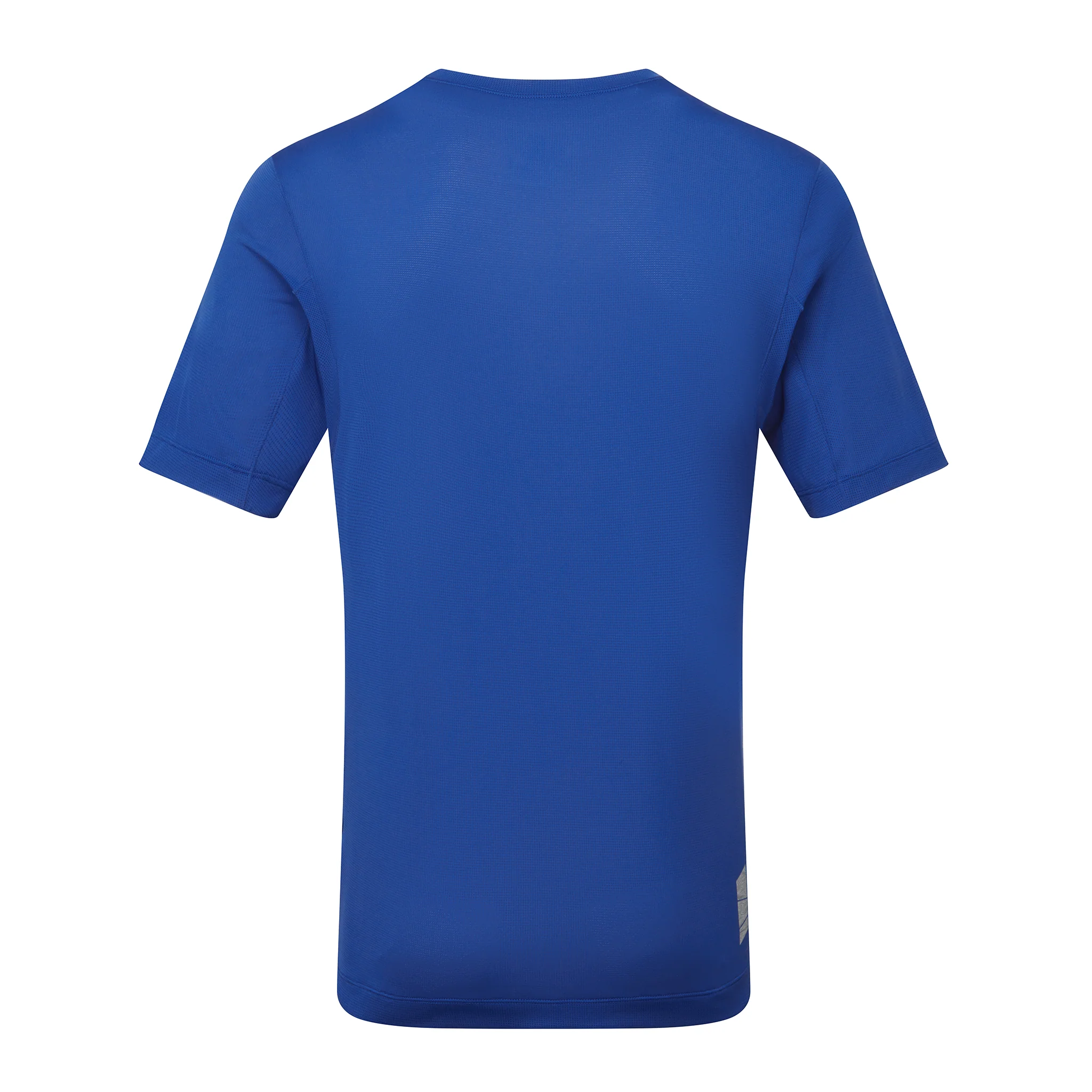 RonHill Mens Tech S/S Tee - Dark Cobalt/Fluo Green - SS26 - Image 2