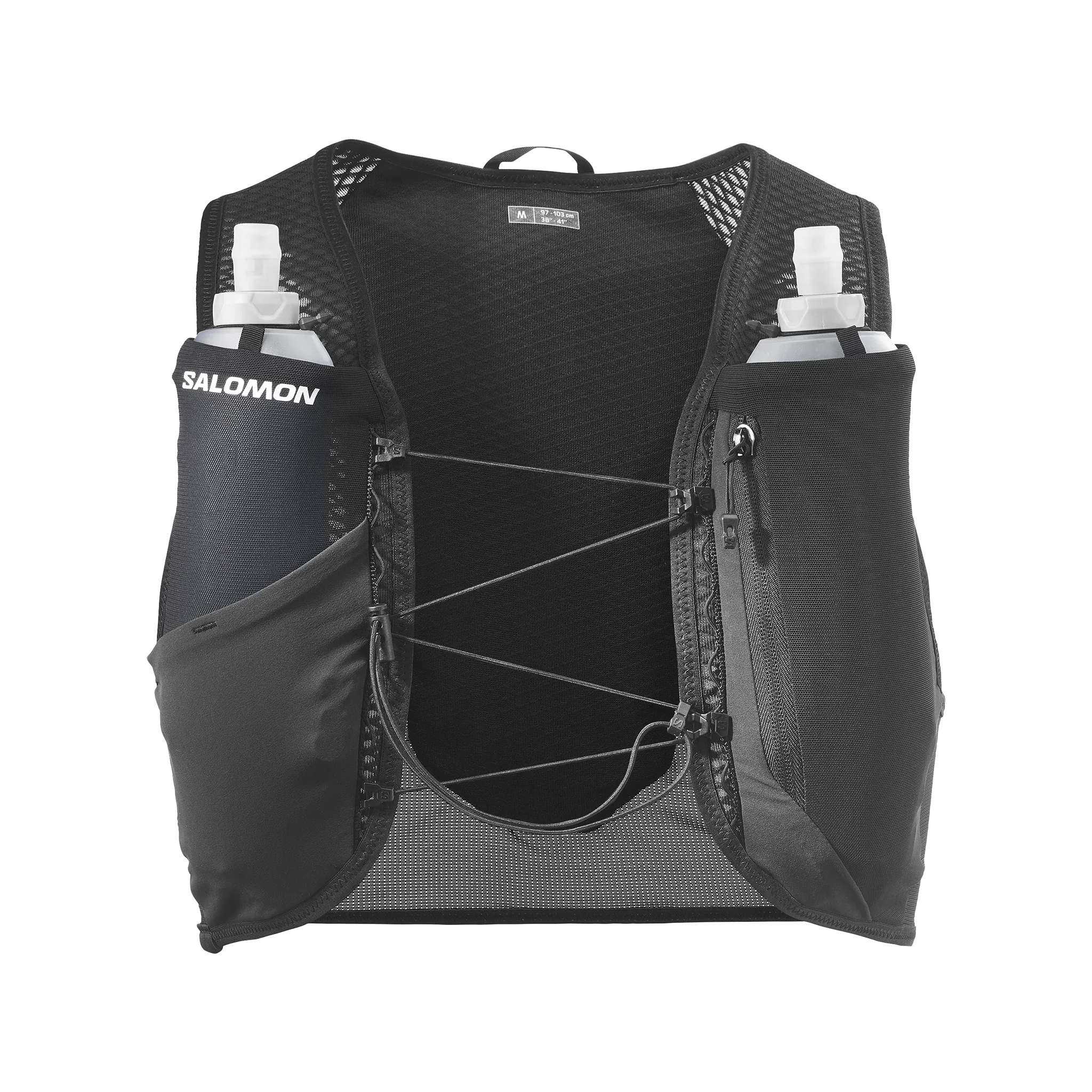 Salomon GRVL Skin 4 Unisex Vest with Flasks - Black - Image 2
